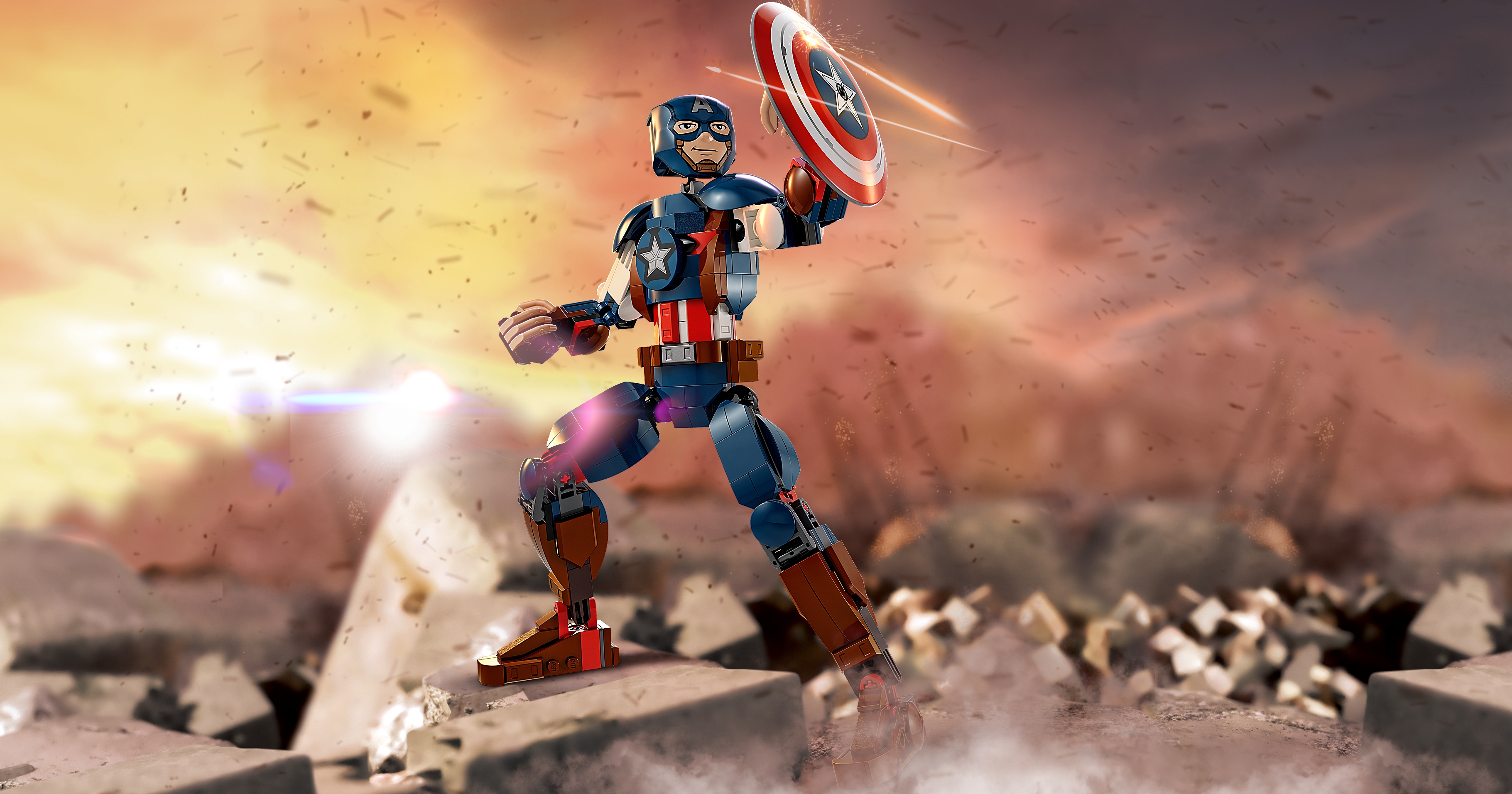 Captain America Construction Figure - Videos - LEGO.com for kids