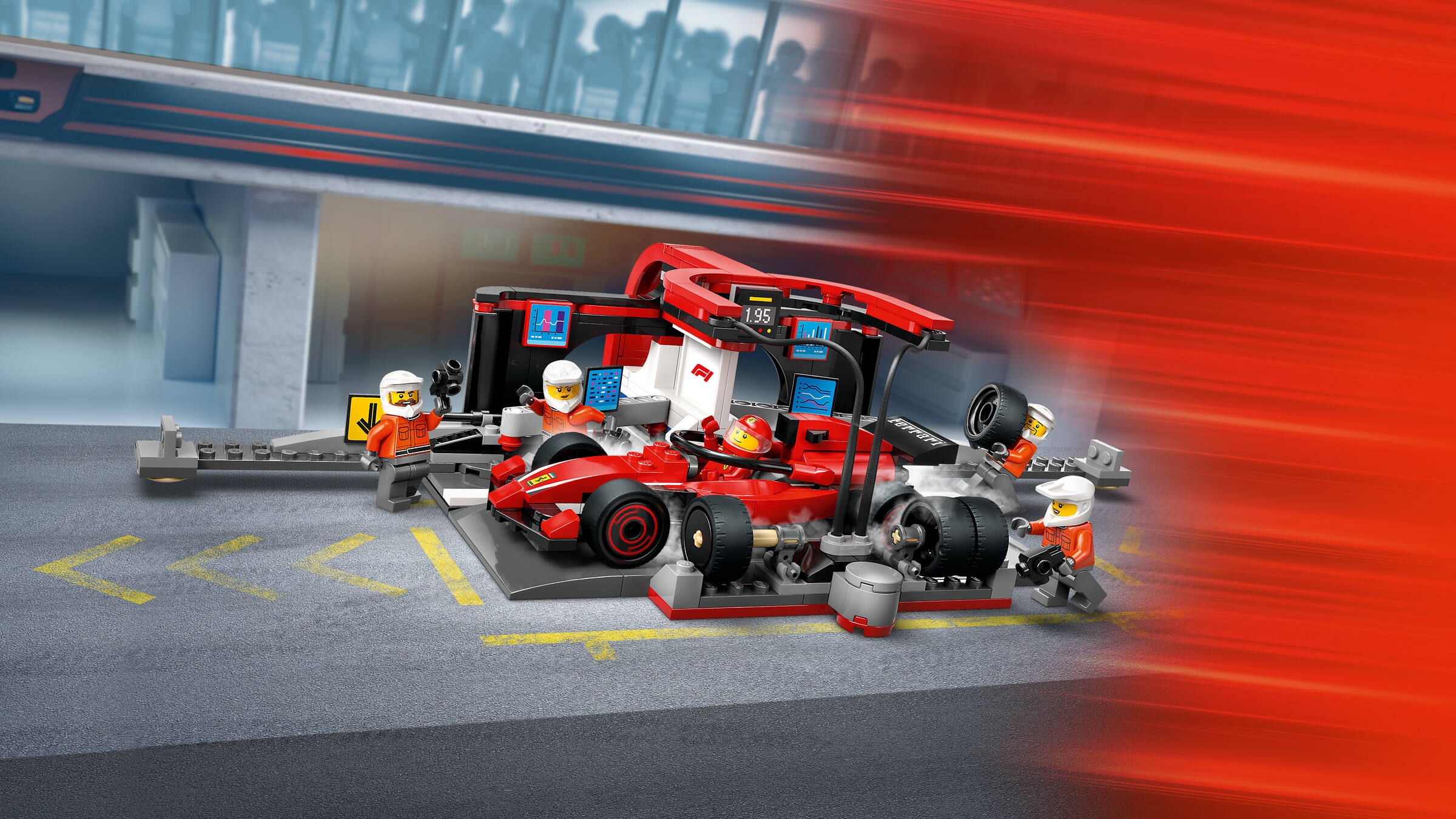 F1® Ferrari レースカーのピットイン - ビデオ - LEGO.comキッズ