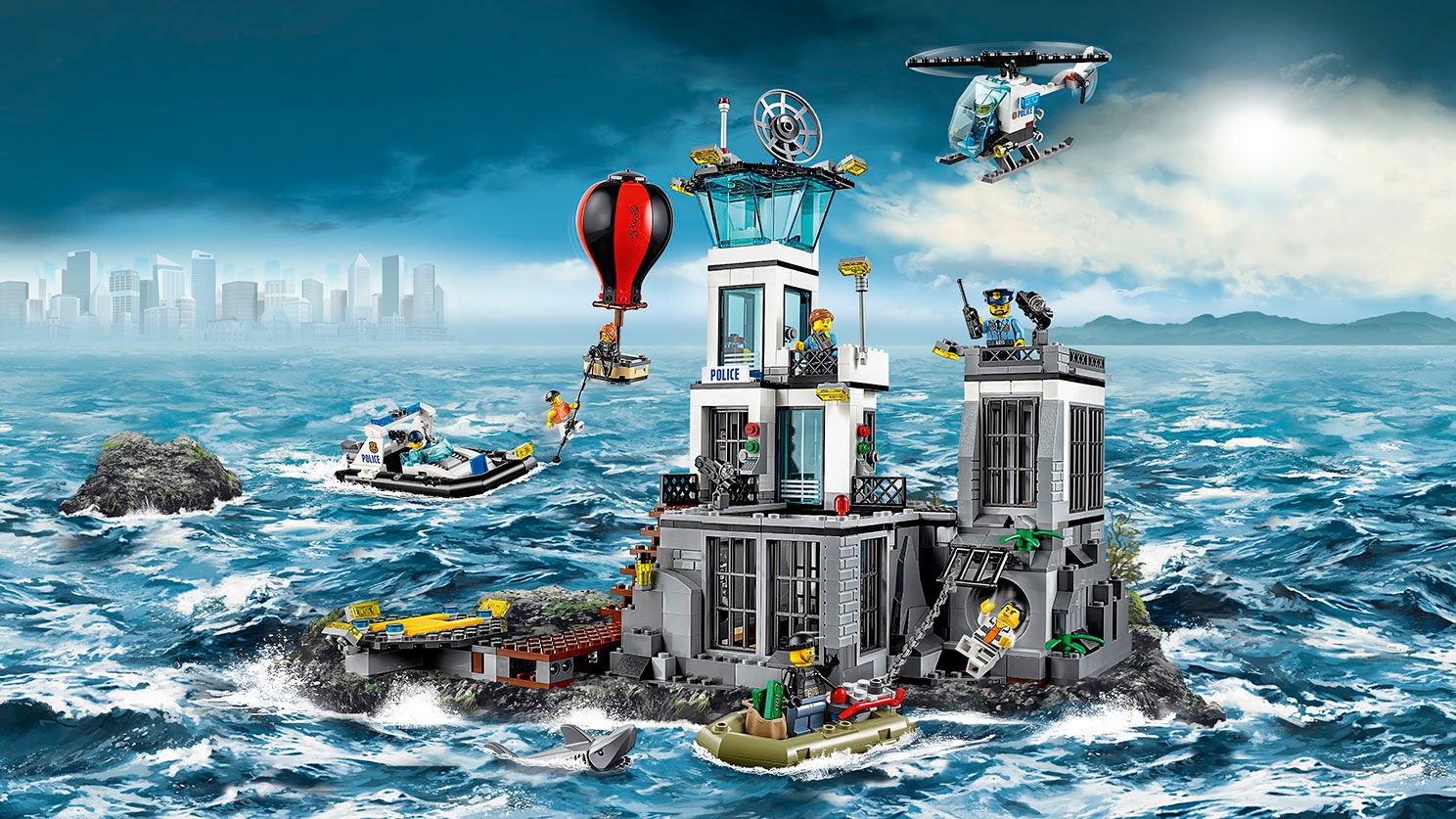 Monarch buffet Mitt Prison Island 60130 - LEGO® City Sets - LEGO.com for kids