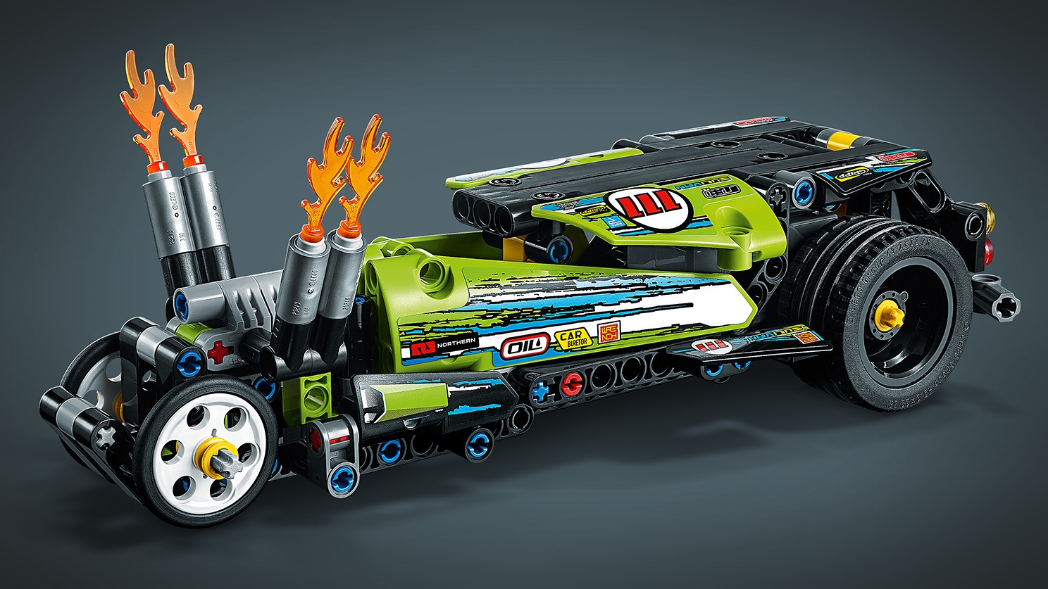 LEGO® Technic 42103 Le dragster, Voiture de Course, Véhicule, Jouet de  Construction pour Garçon et