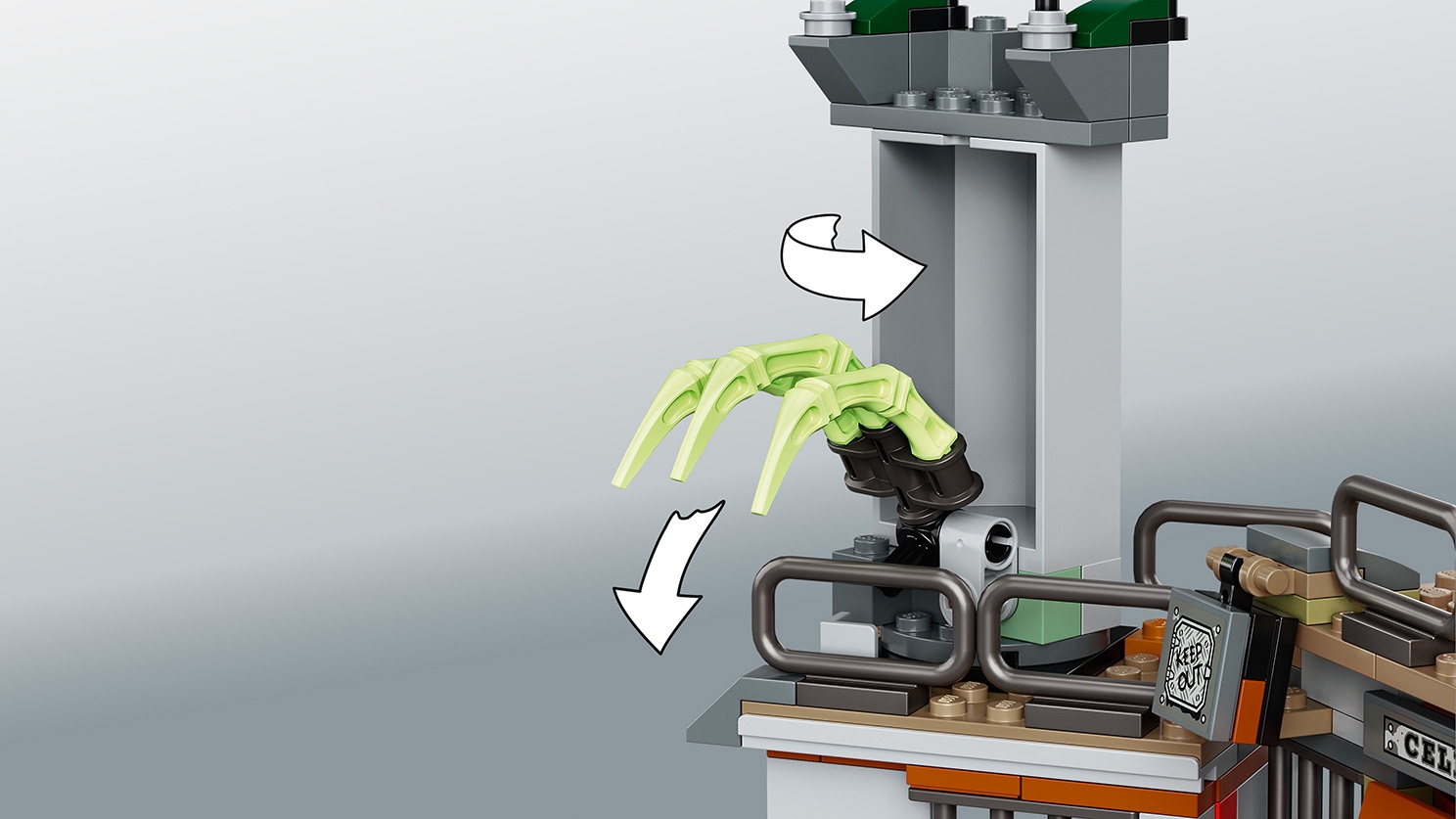 ニューベリー刑務所の廃墟 70435 - レゴ®ヒドゥンサイドセット - LEGO