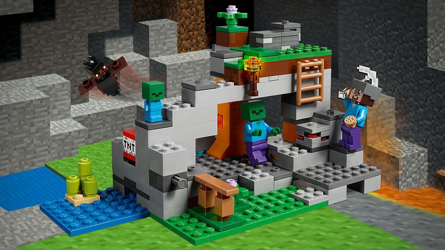ゾンビの洞くつ 21141 - レゴ®マインクラフト セット - LEGO.comキッズ
