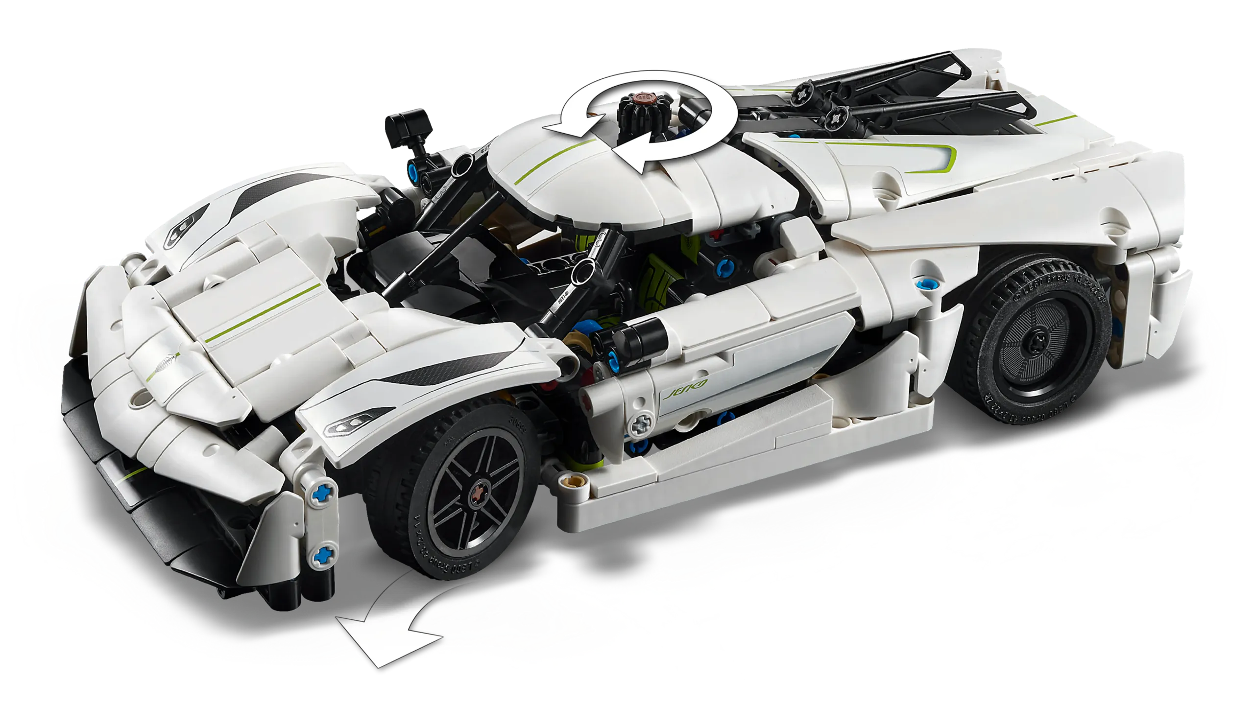 Koenigsegg Jesko Absolut White Hypercar