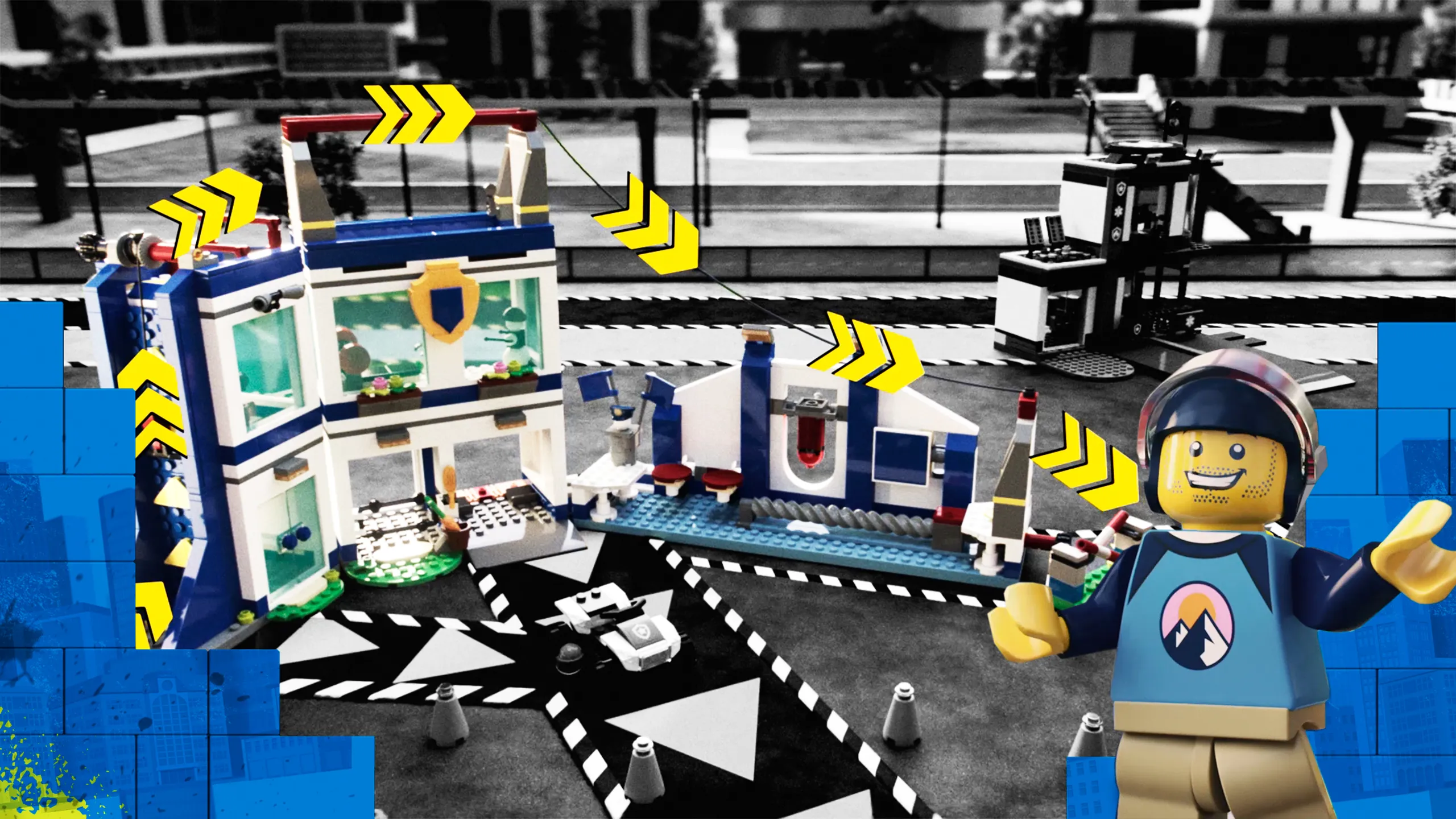 Over Gound Train Station 3  Lego worlds, Lego room, Lego architecture