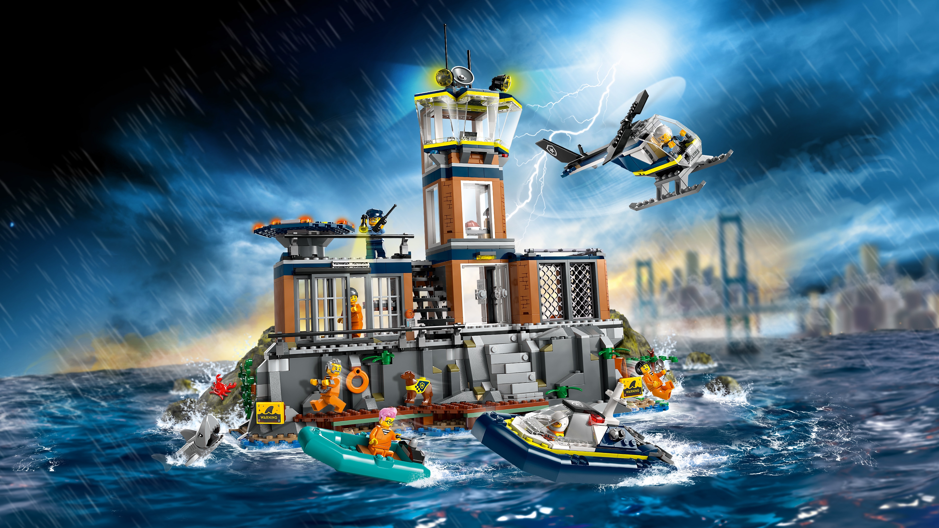 LEGO 60419 - La prison de la police en haute mer…