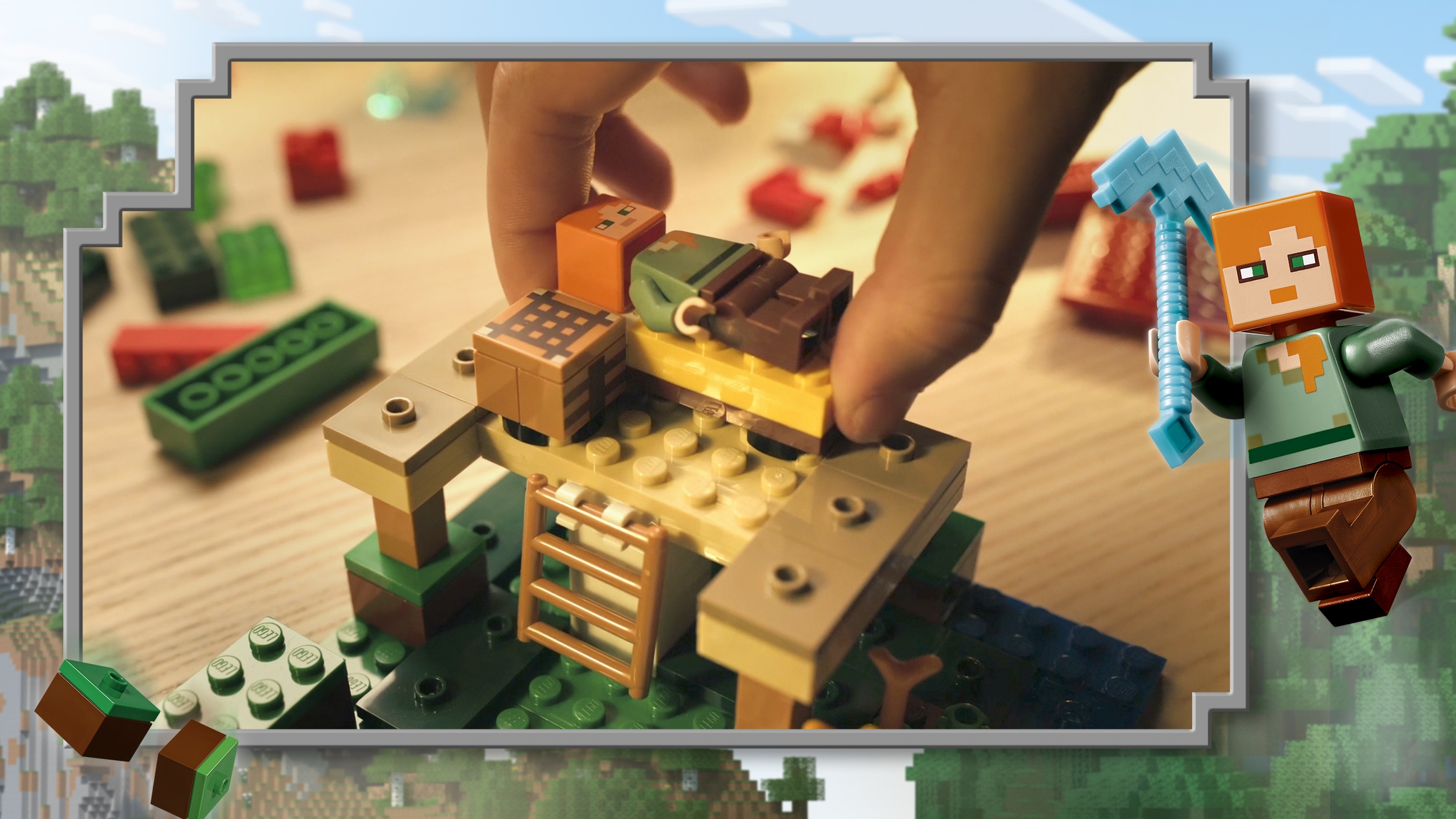 Build your world with Joe LEGO® Minecraft® Videos - LEGO.com for kids