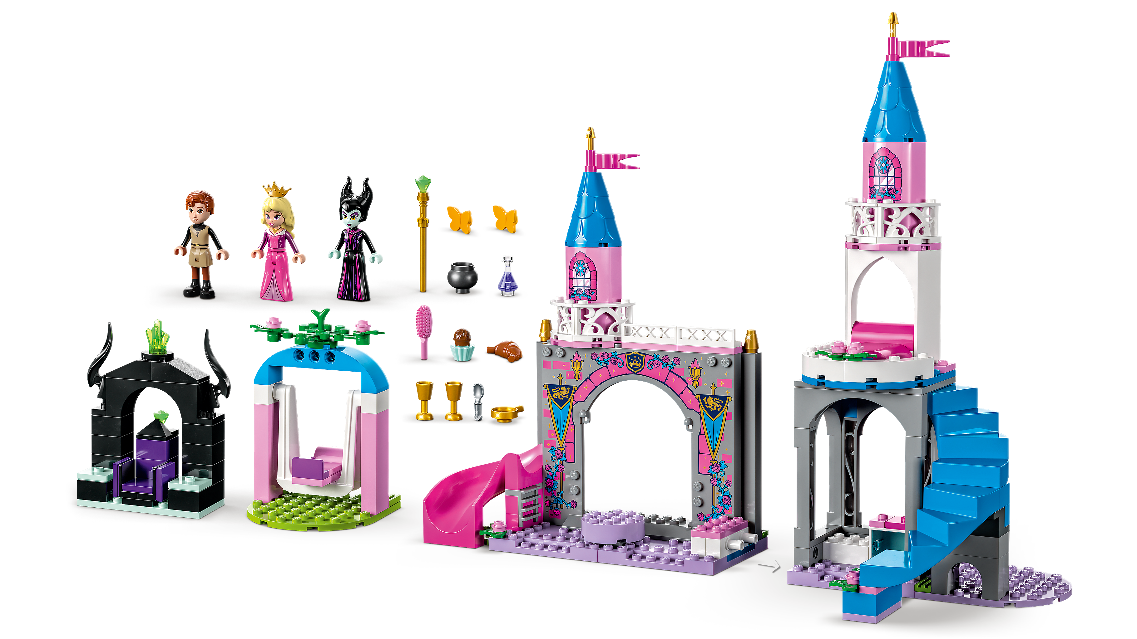 オーロラ姫のお城 43211 - レゴ® |ディズニーセット - LEGO.comキッズ