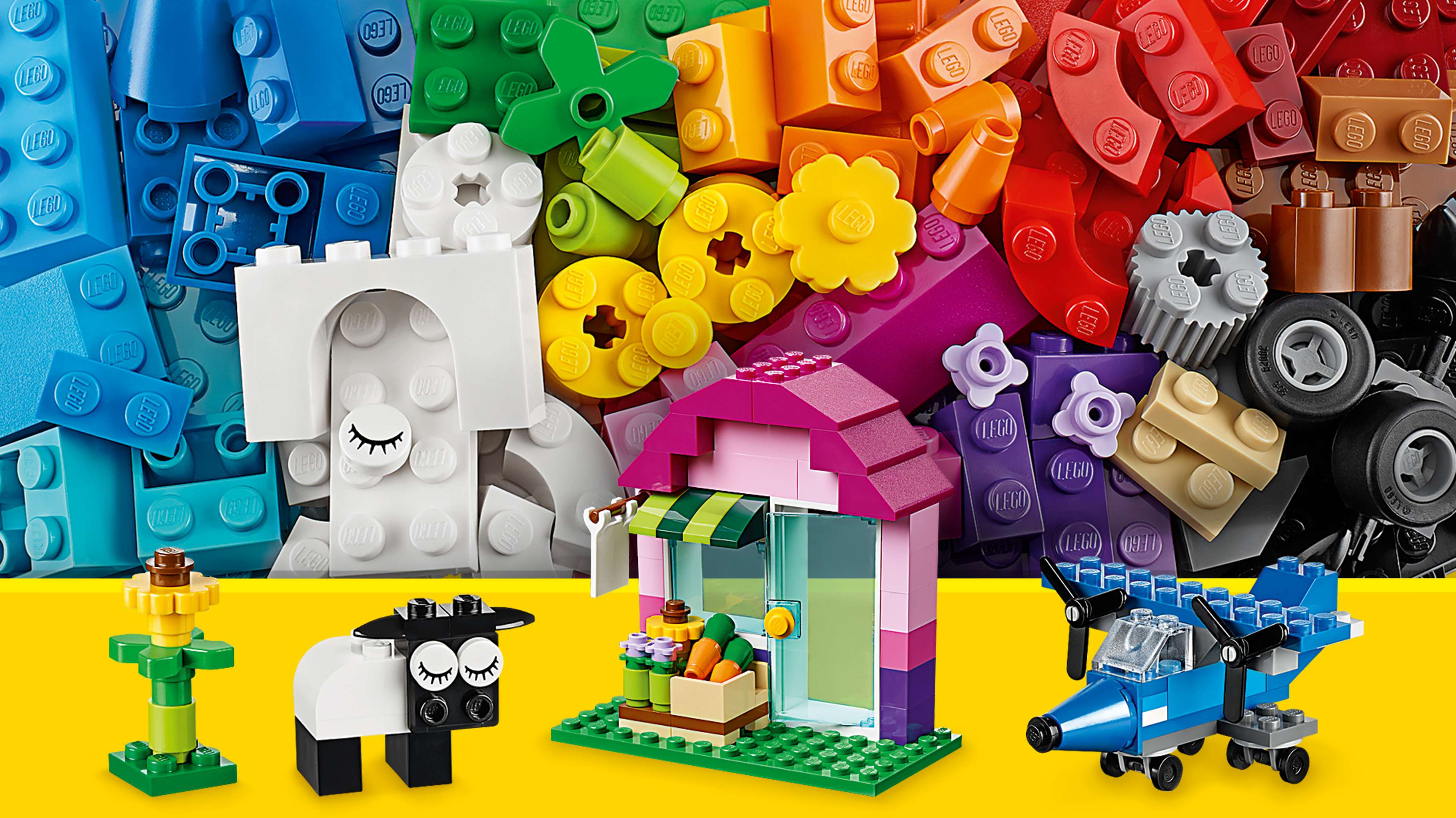 黄色のアイデアボックス ＜ベーシック＞ - ビデオ - LEGO.comキッズ