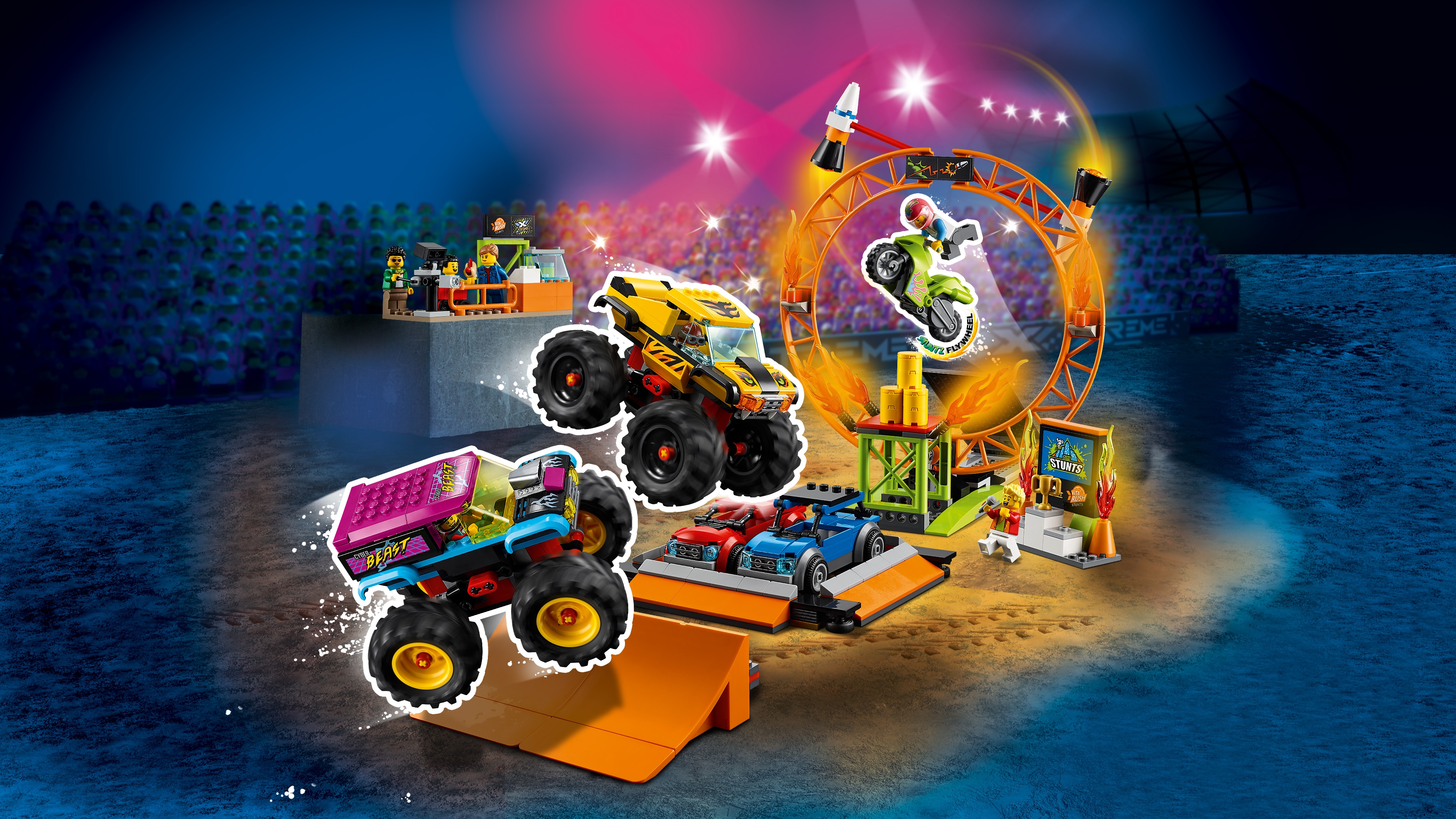 Stunt Show Arena 60295 - City Sets for kids LEGO.com LEGO® 