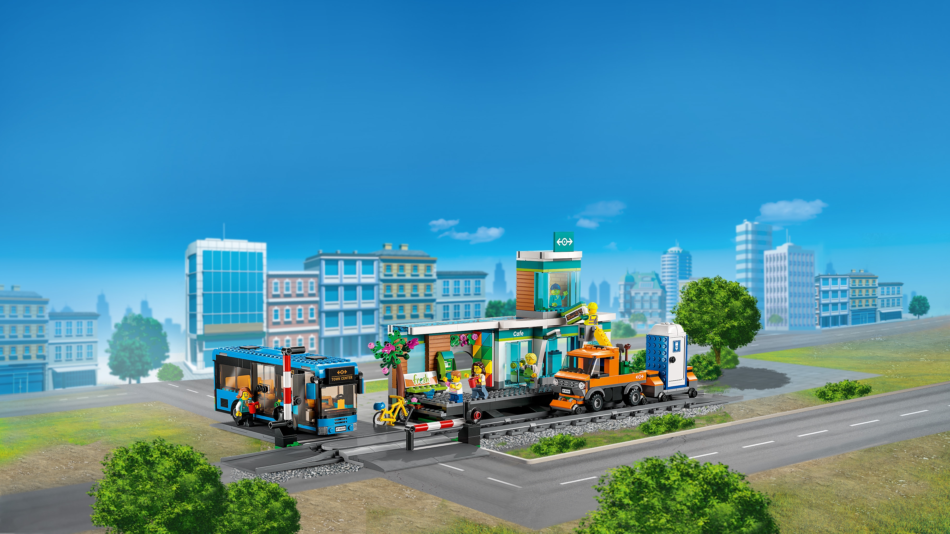 fictie Rondlopen huurder Treinstation 60335 - LEGO® City sets - LEGO.com voor kinderen
