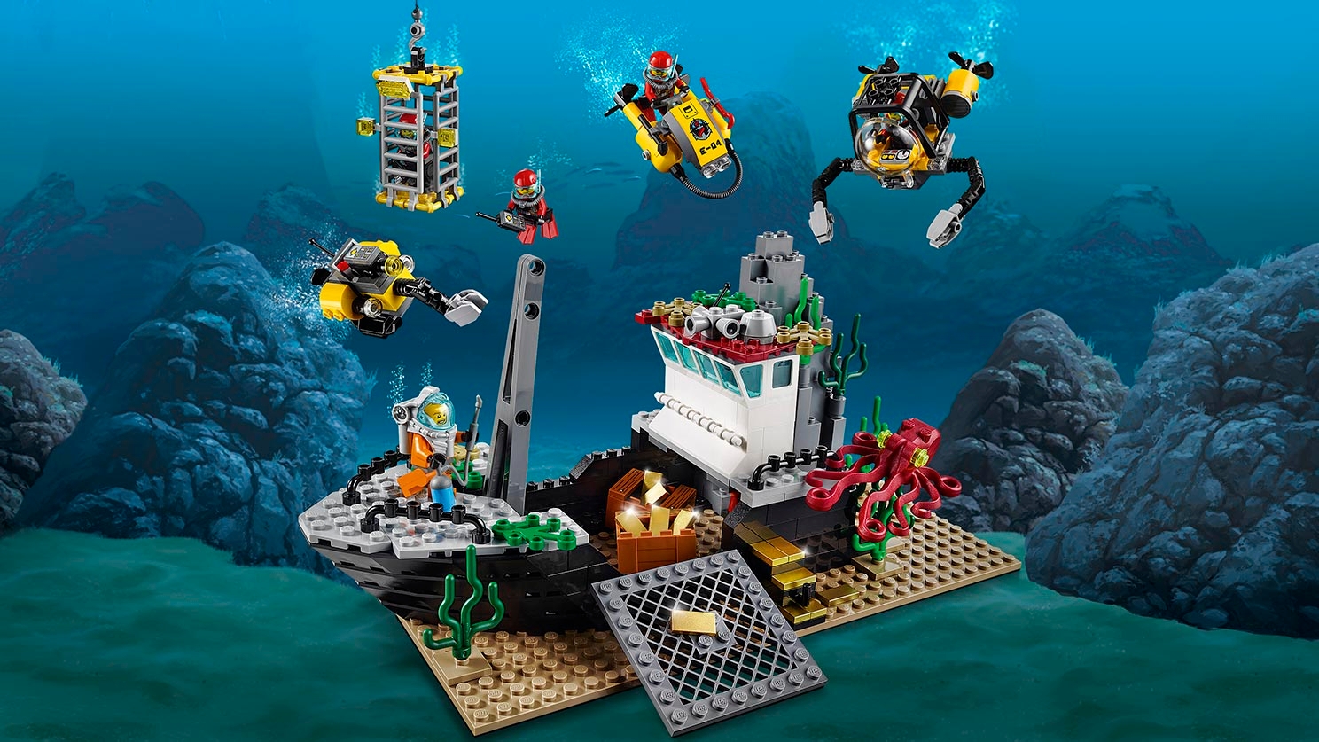 Dybhavs-udforskningsskib 60095 - LEGO® City - LEGO.com for børn