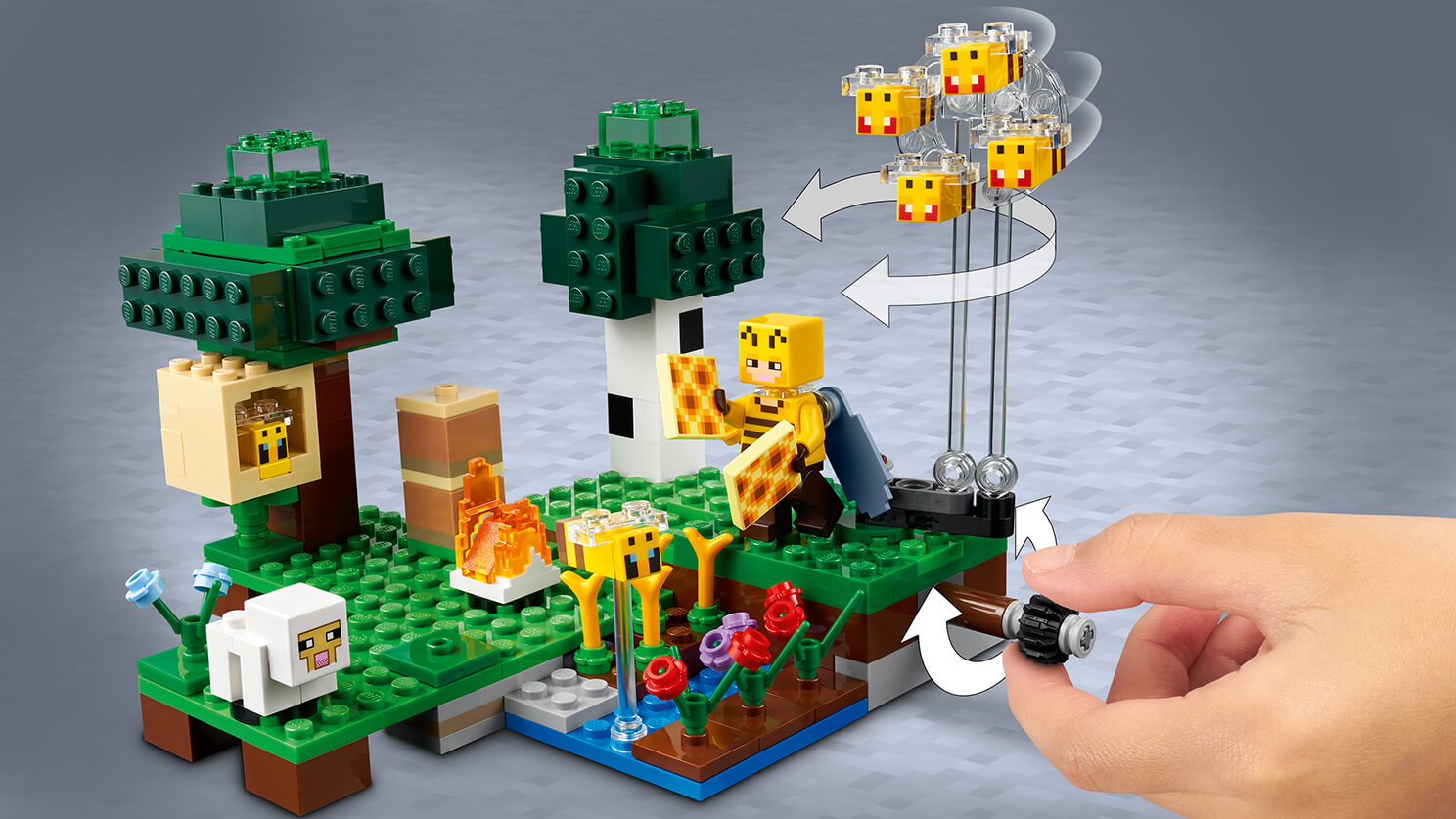 ミツバチの養蜂場 レゴ マインクラフト セット Lego Comキッズ