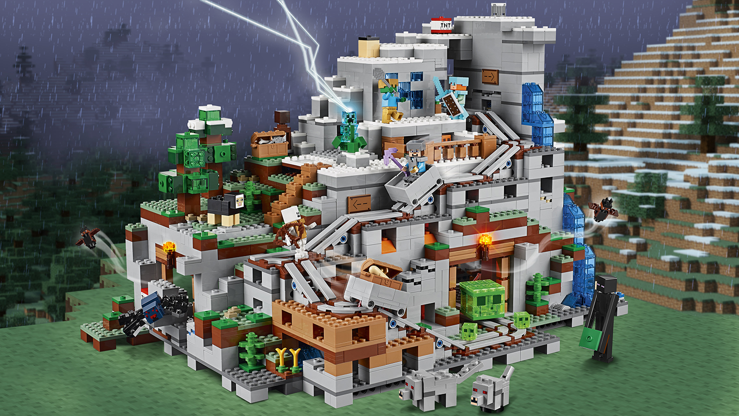 山の洞窟 21137 - レゴ®マインクラフト セット - LEGO.comキッズ