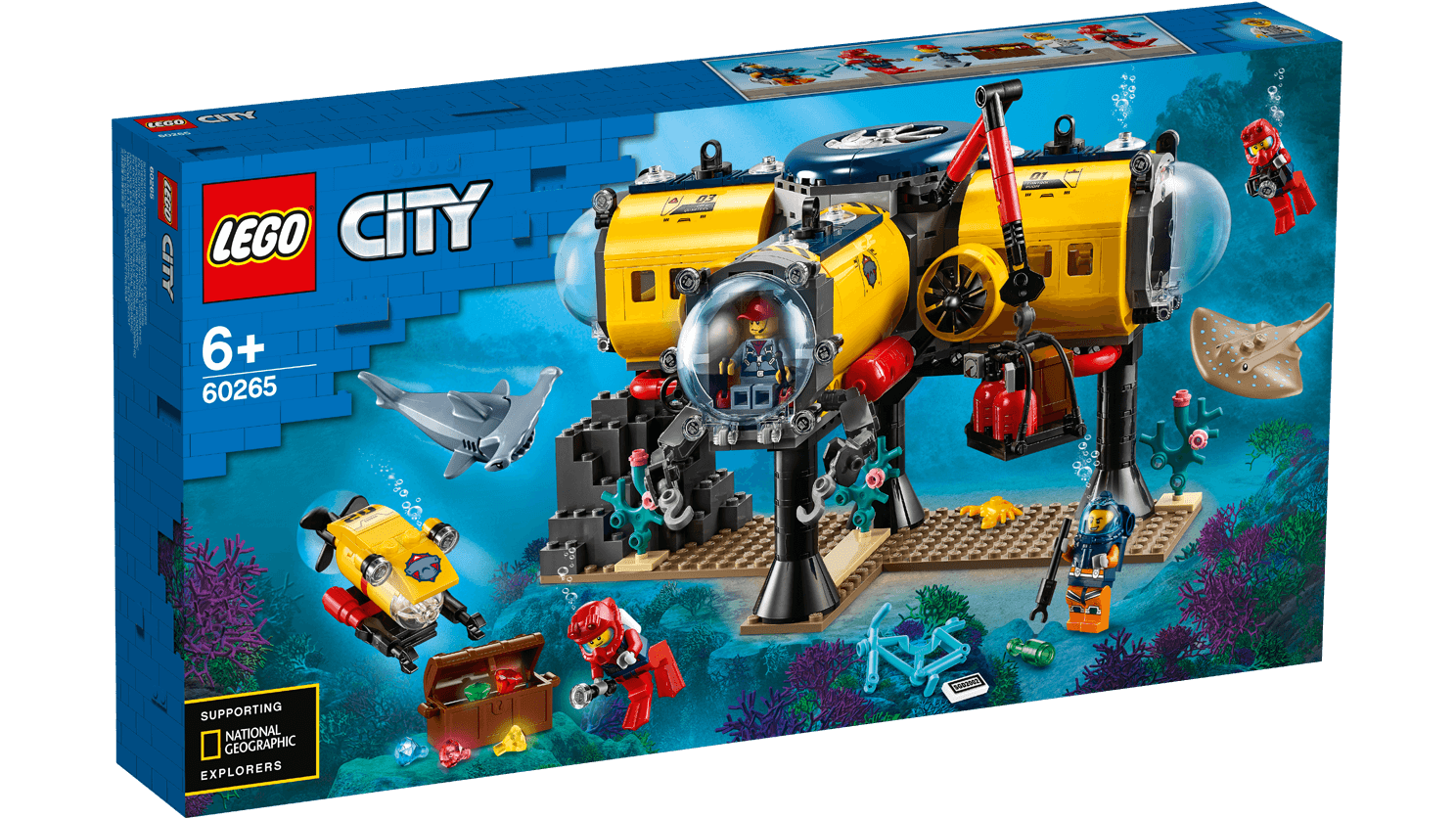 海の探検隊 海底探査基地 60265 - レゴ®シティ セット - LEGO.comキッズ