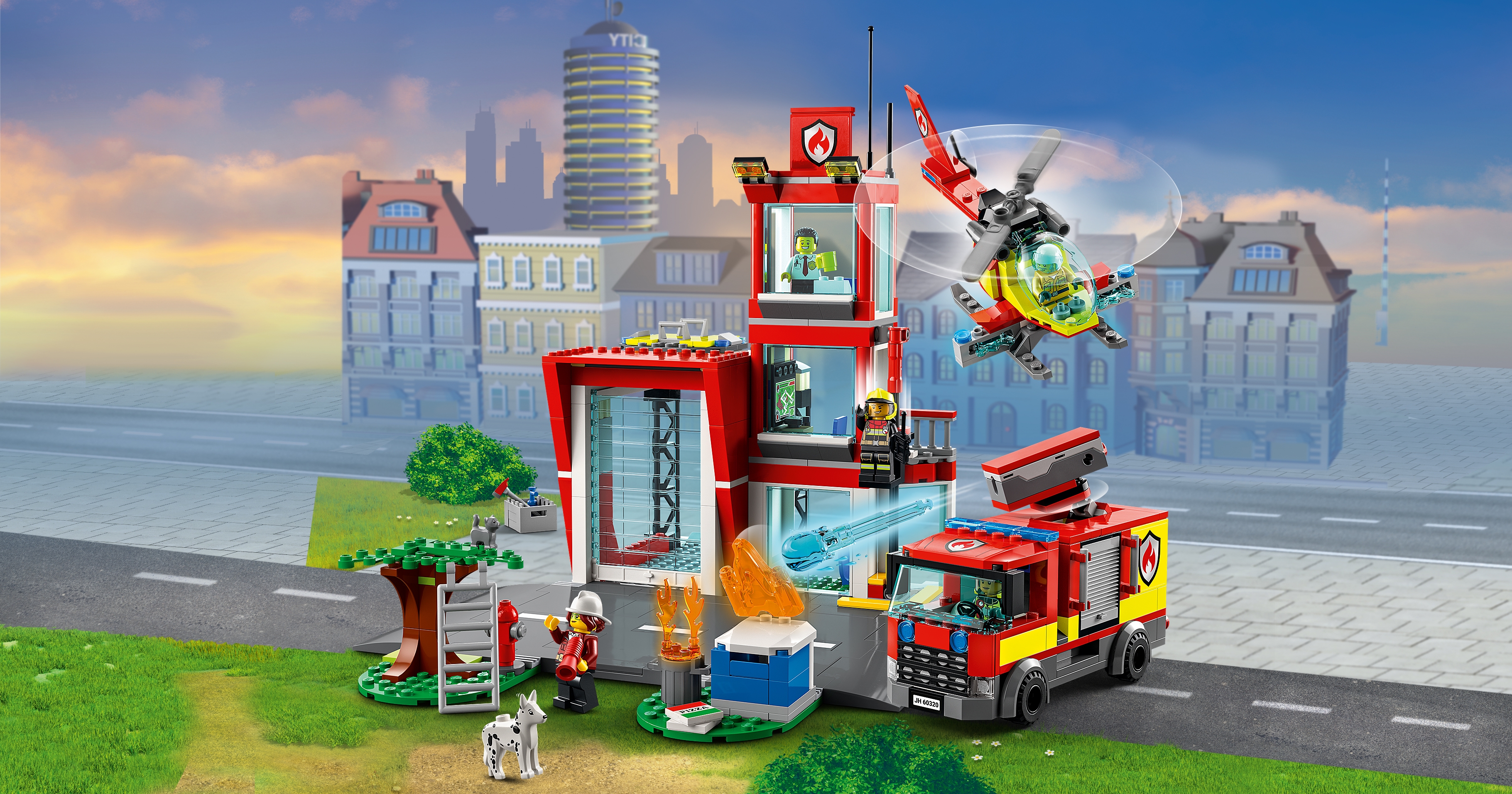 LEGO 60320 - La caserne des pompiers LEGO