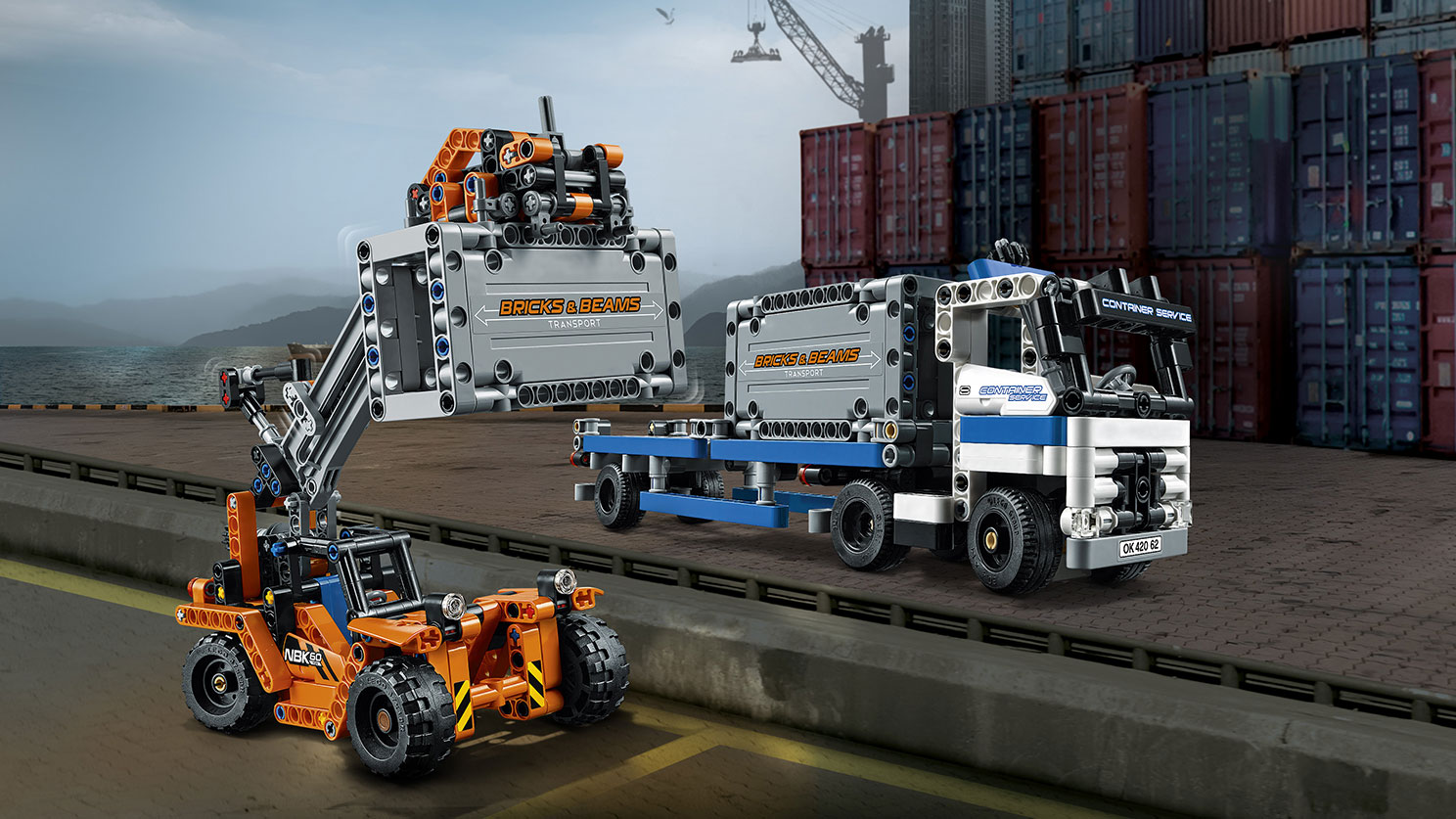 コンテナトラック & ローダー 42062 - レゴ®テクニックセット - LEGO