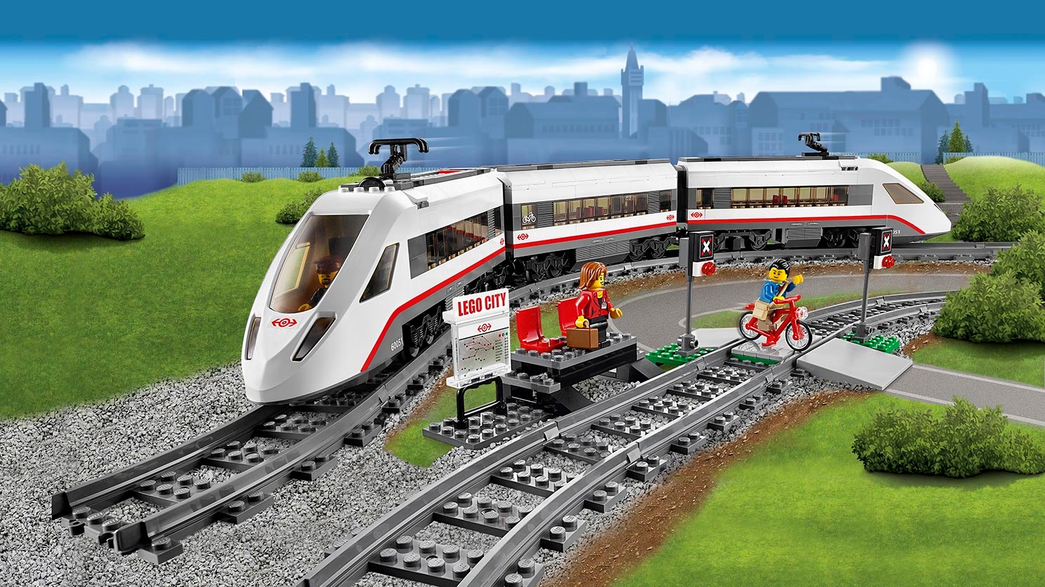 High-speed Passenger Train 60051 - LEGO® City Sets - LEGO.com for kids