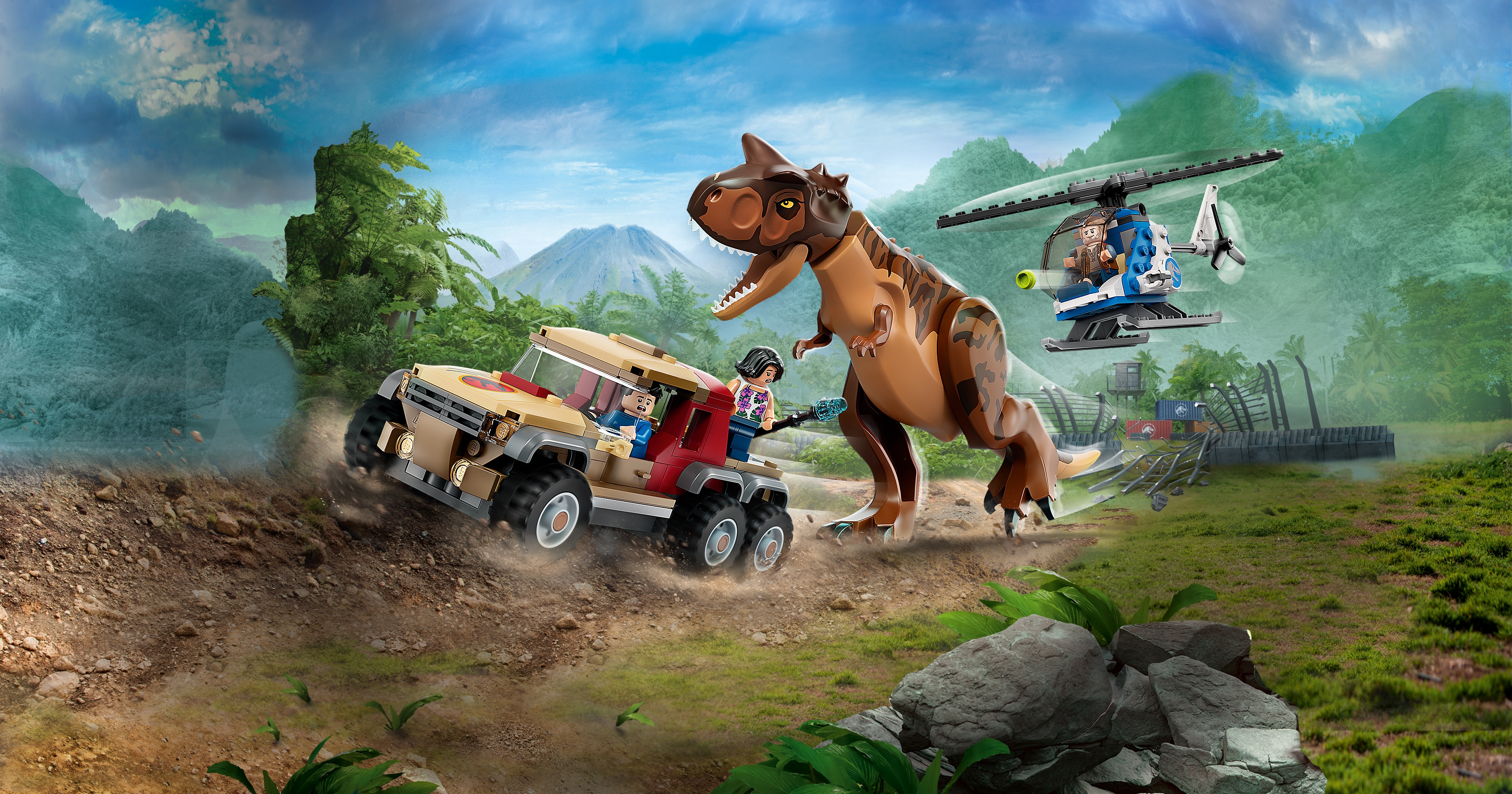 Lego Jurassic World: Persecución del Dinosaurio Carnotaurus
