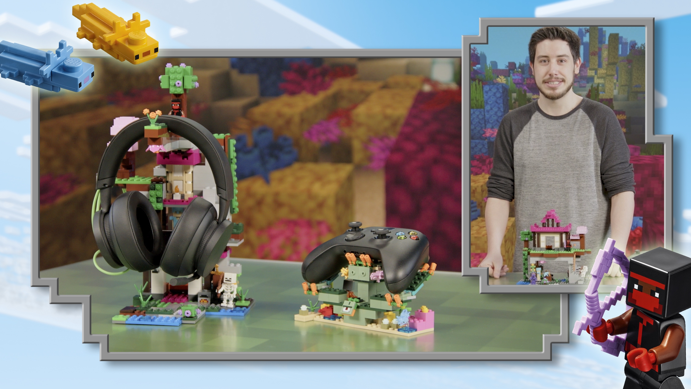 foursci on X: LEGO unveiled a $200 Minecraft set this morning - imagine a  ROBLOX one like this!  / X