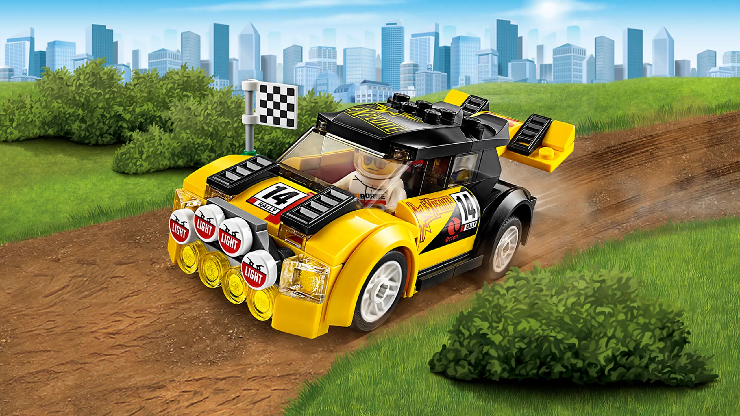 LEGO City Fantastiske fartøjer – Rallybil 60113