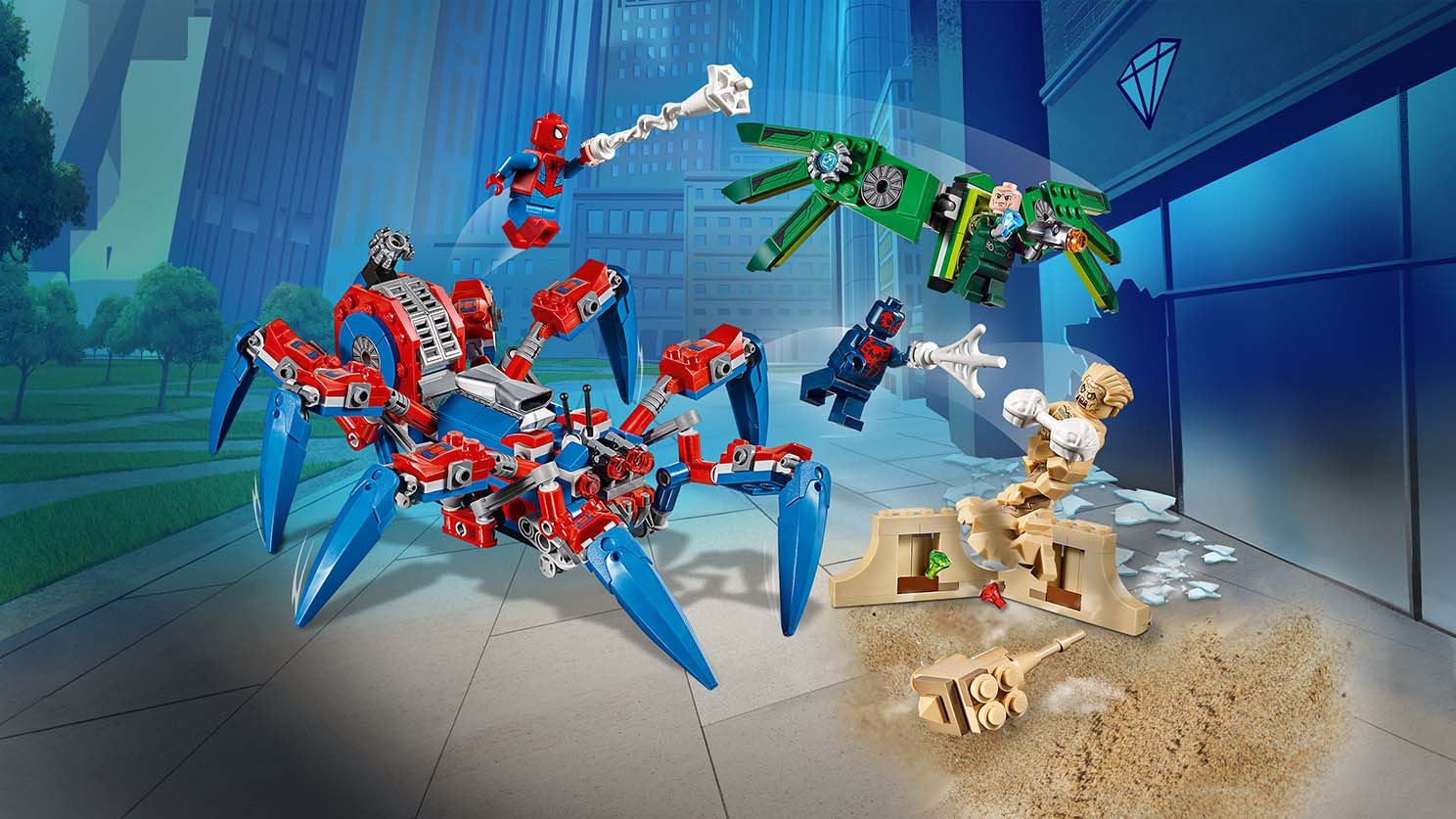 Le véhicule araignée de Spider-Man 76114 - Sets LEGO® Marvel -   pour les enfants