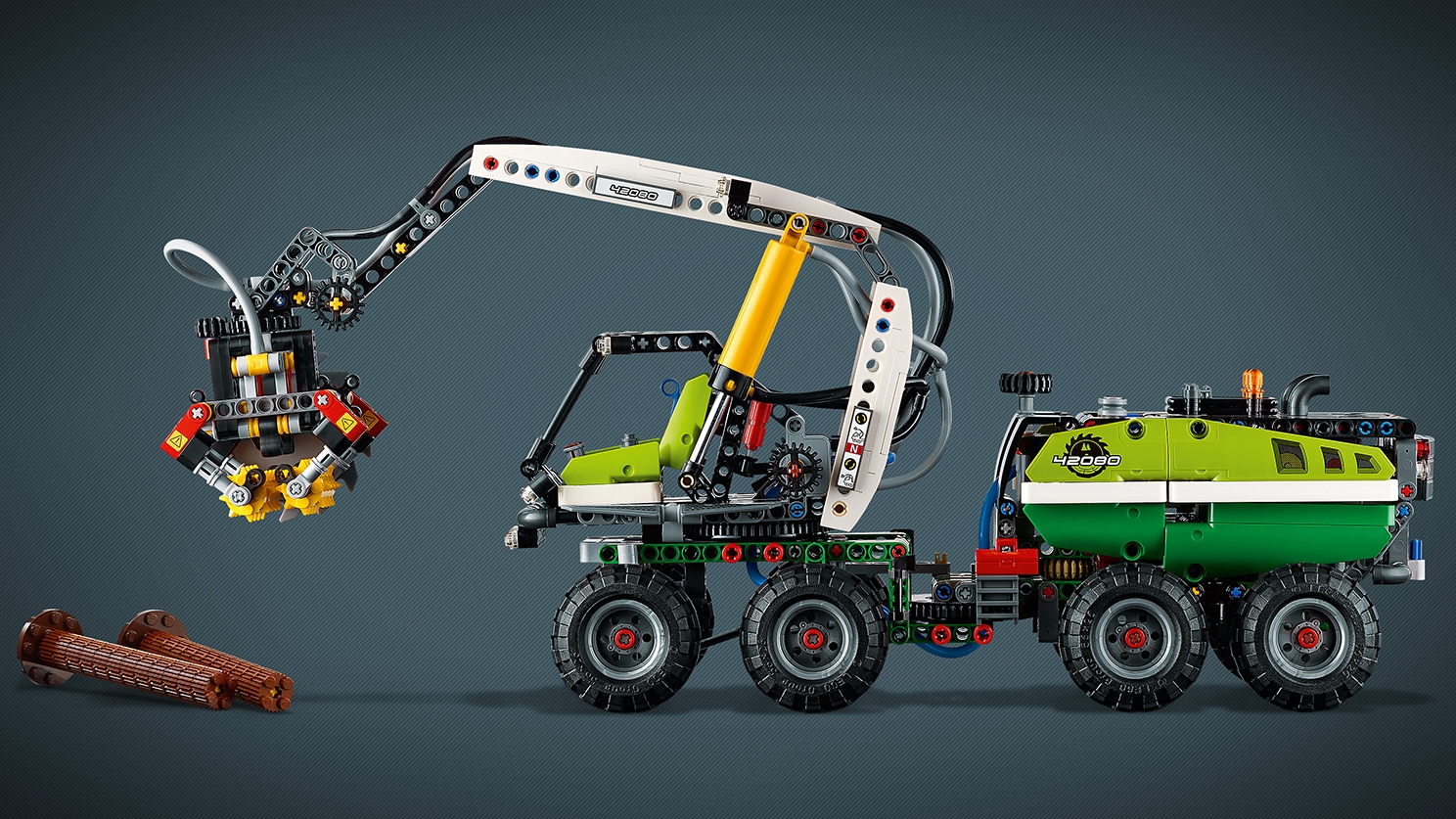 LEGO®-Technic Le camion forestier Jeu Garçon et Fille 10 Ans et Plus, Jeu  de Construction, 1003 Pièces 42080