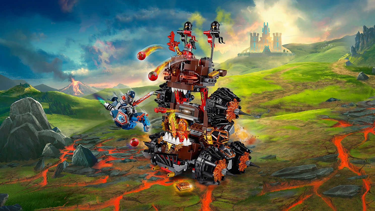 Følge efter At opdage Prøve General Magmar's Siege Machine of Doom 70321 - LEGO® NEXO KNIGHTS™ Sets -  LEGO.com for kids