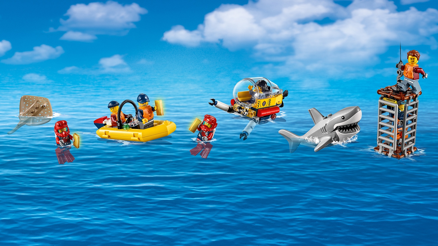 レゴ シティ 60266 海の探検隊 海底探査船LEGO - 積み木/ブロック