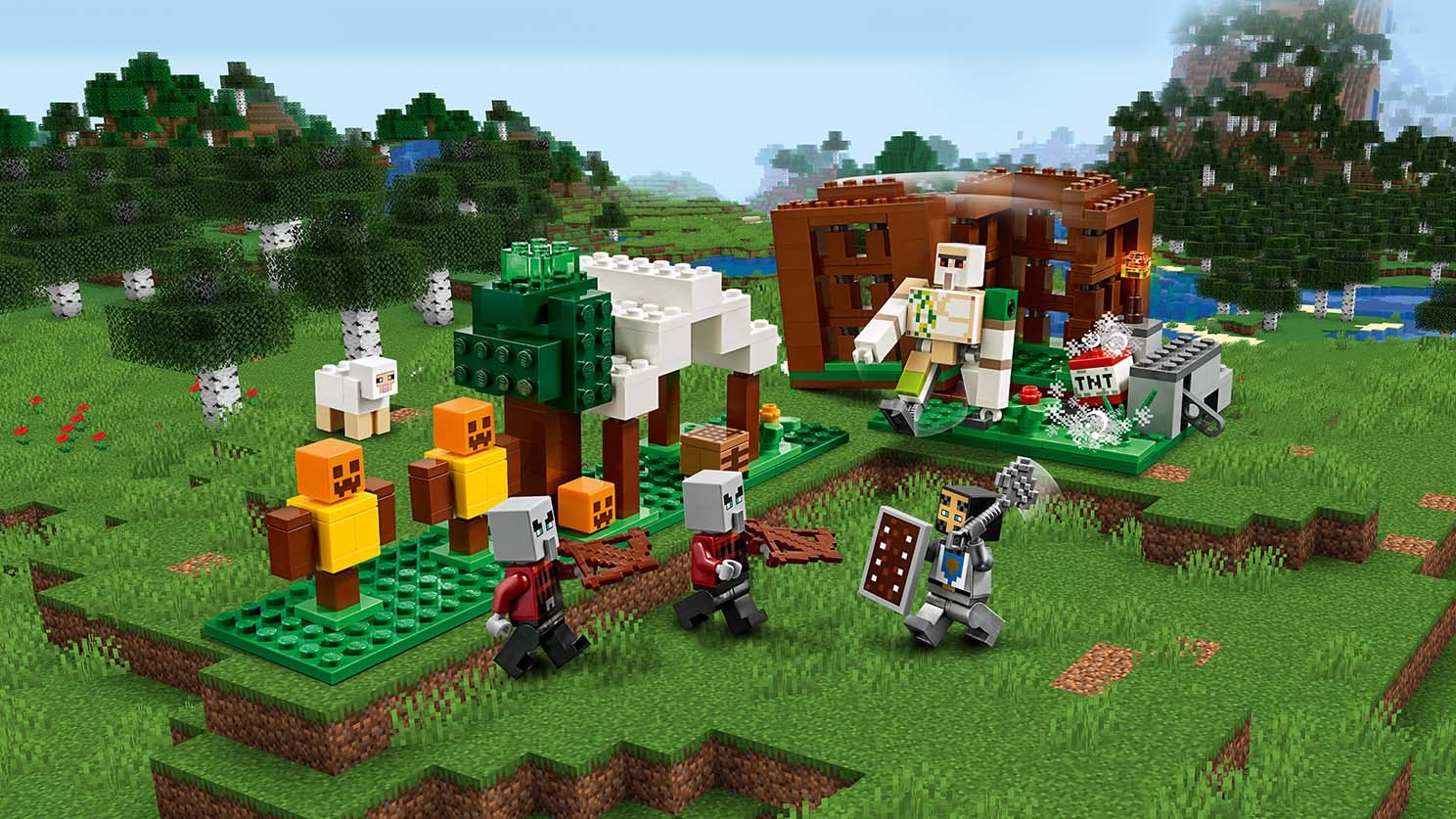 ピリジャー部隊 Lego Minecraft セット Lego Comキッズ Jp