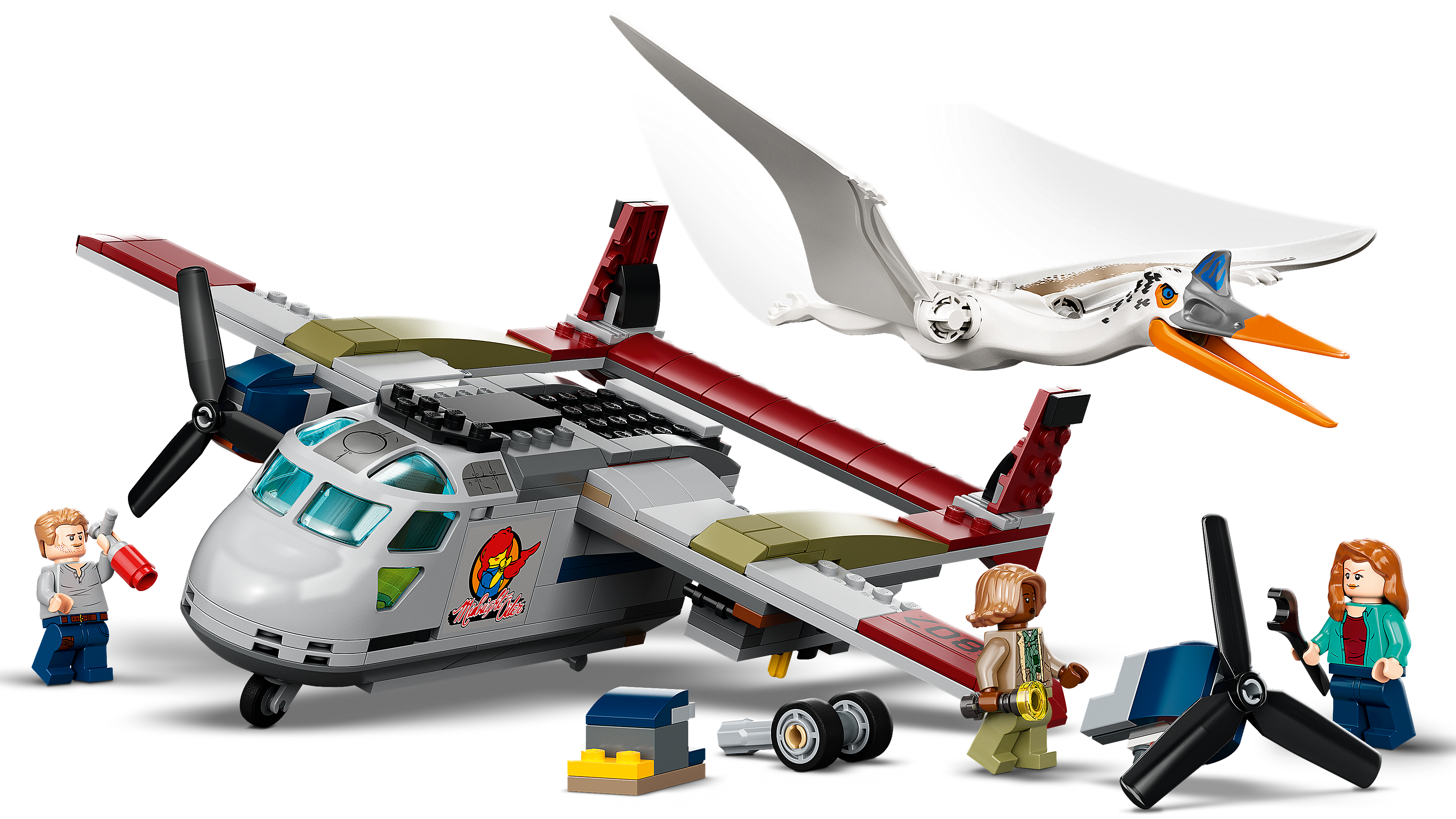 - World™ - für LEGO® Flugzeug-Überfall Kinder Sets – Quetzalcoatlus: Jurassic LEGO.com 76947