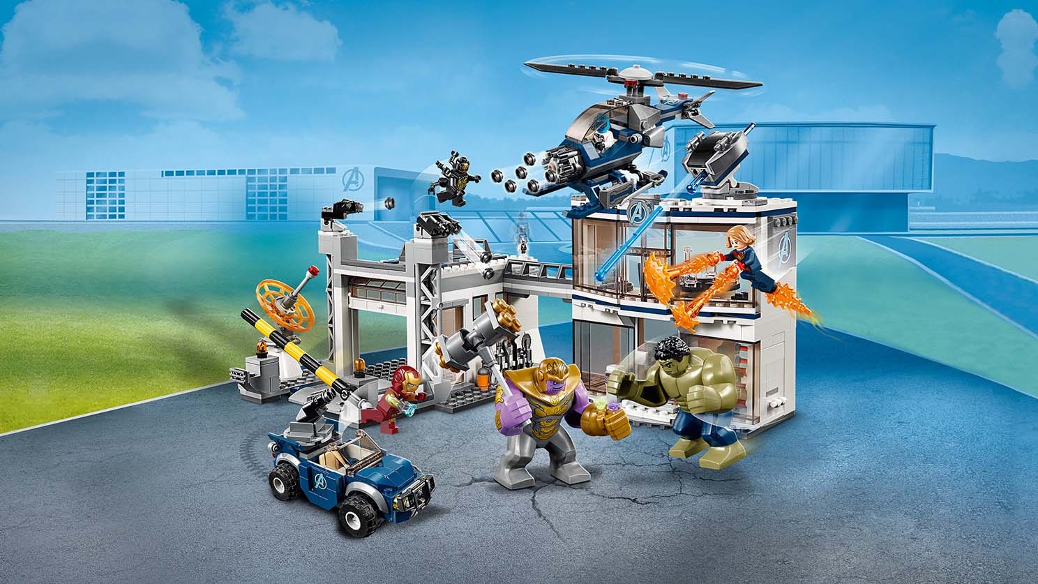 Avengers Compound Battle 76131 - LEGO® Marvel Sets - LEGO.com for kids