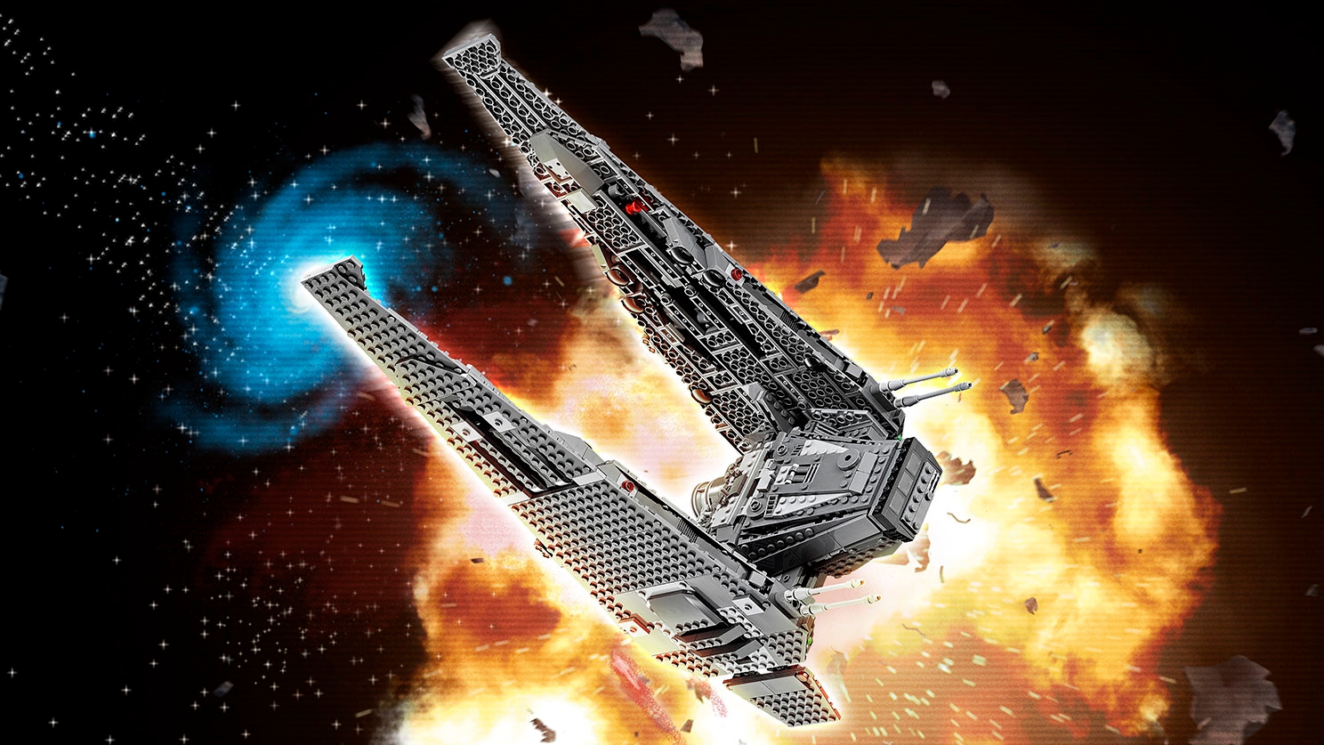 Lego - LEGO スターウォーズ カイロ・レン コマンドーシャトルの+