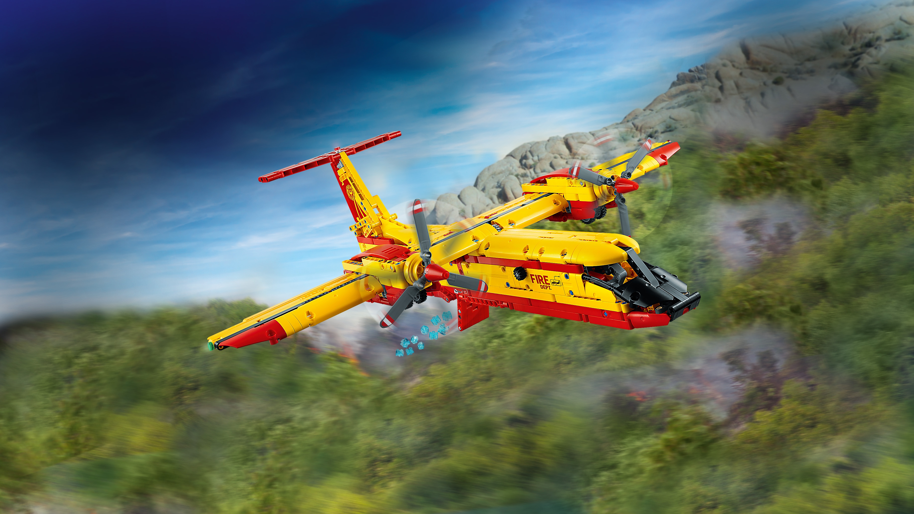 LEGO Technic Avion de Bomberos 42152 — Distrito Max
