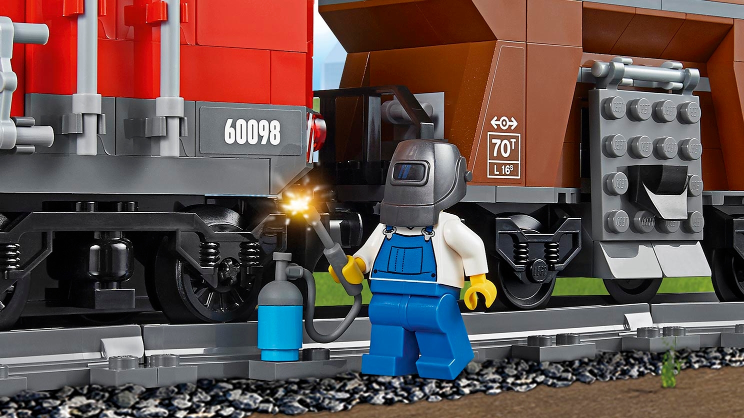 お得専用レゴ(LEGO) シティ　パワフル貨物列車　60098 知育玩具