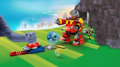 Lego Sonic Vs Robô Death Egg Do Dr Eggman 76993 Quantidade De Peças 615