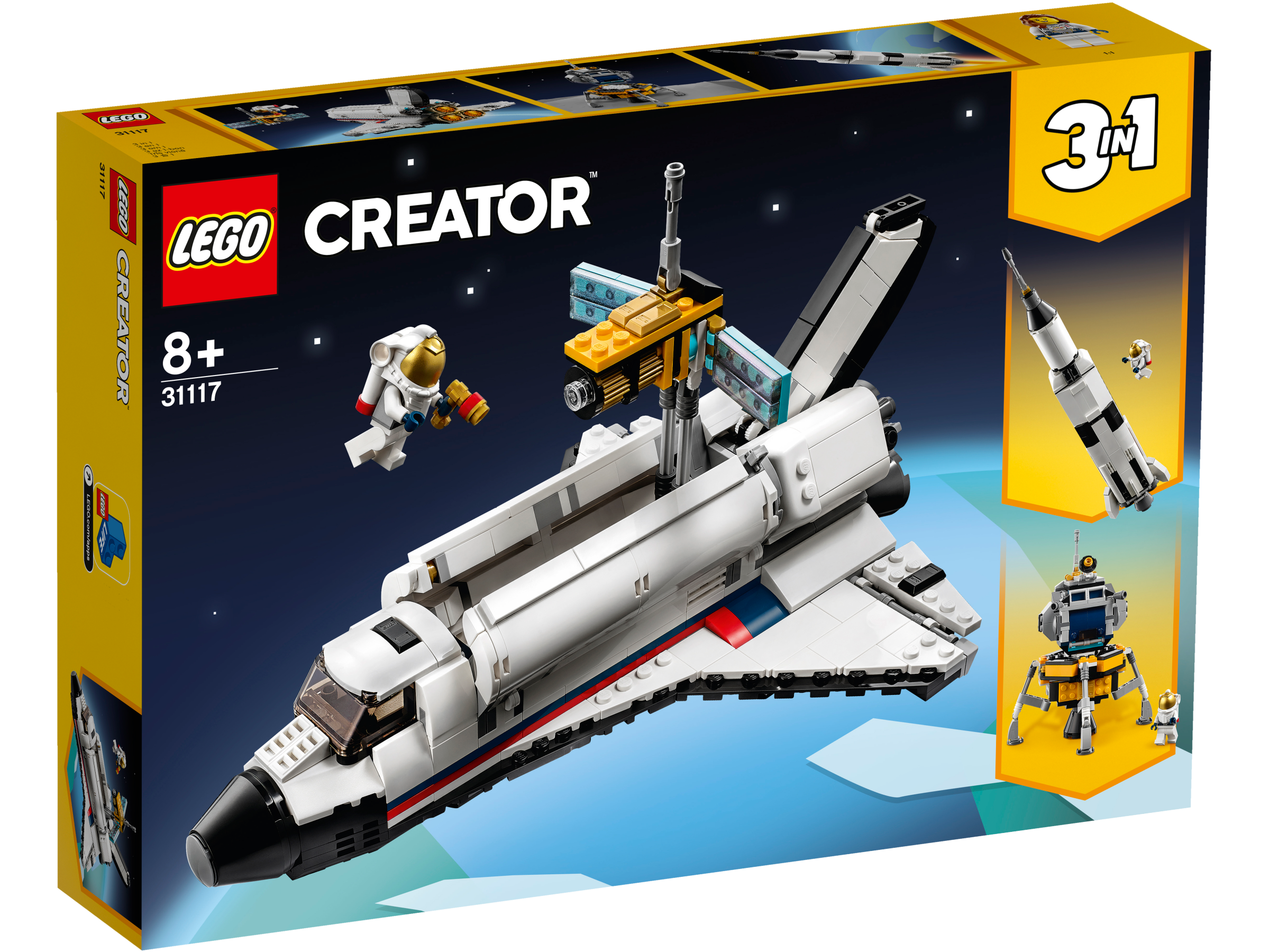 スペースシャトルの冒険 31117 - レゴ®クリエイターセット - LEGO.com