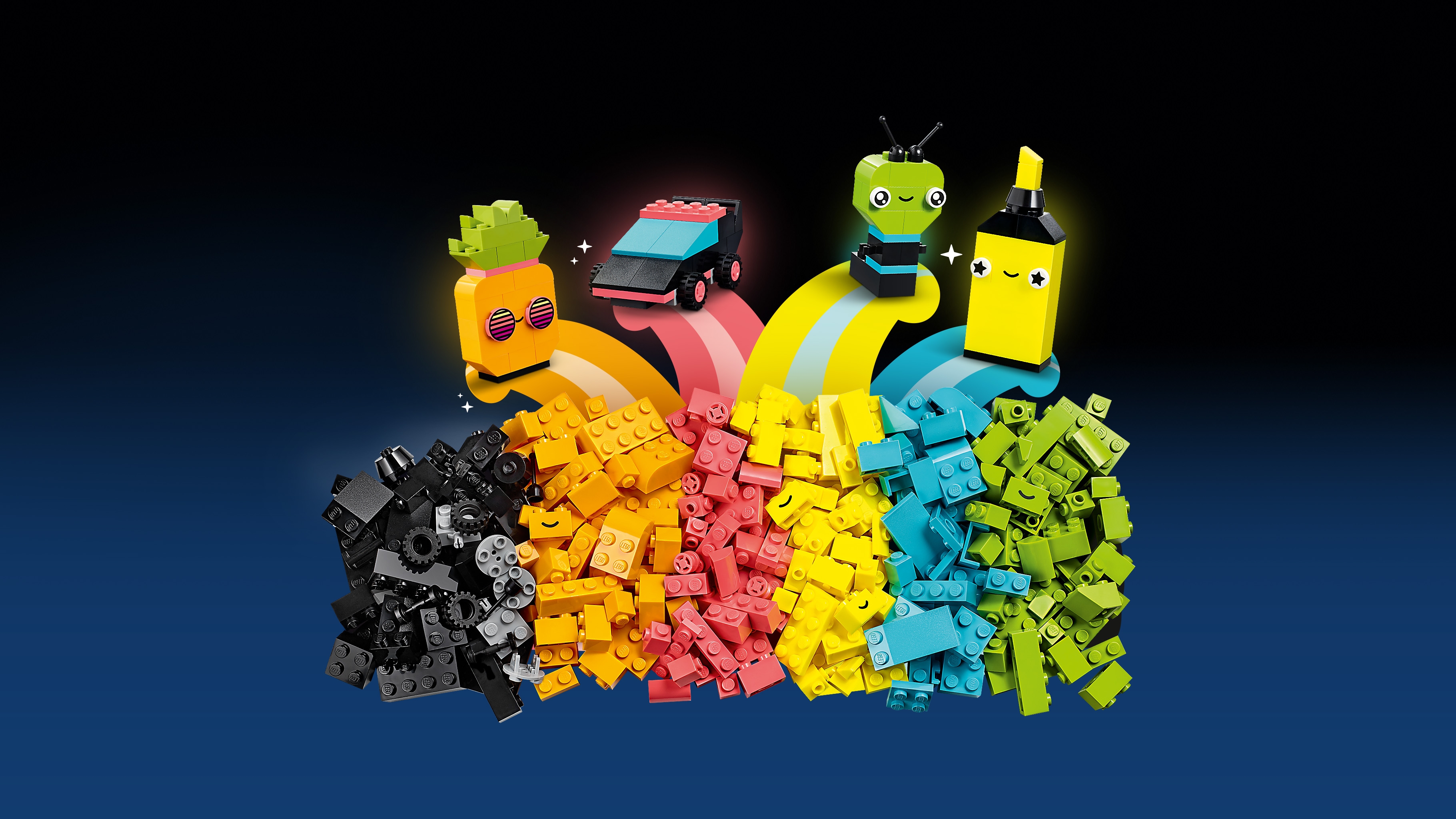 kids - for - Videos Fun Creative LEGO.com Neon