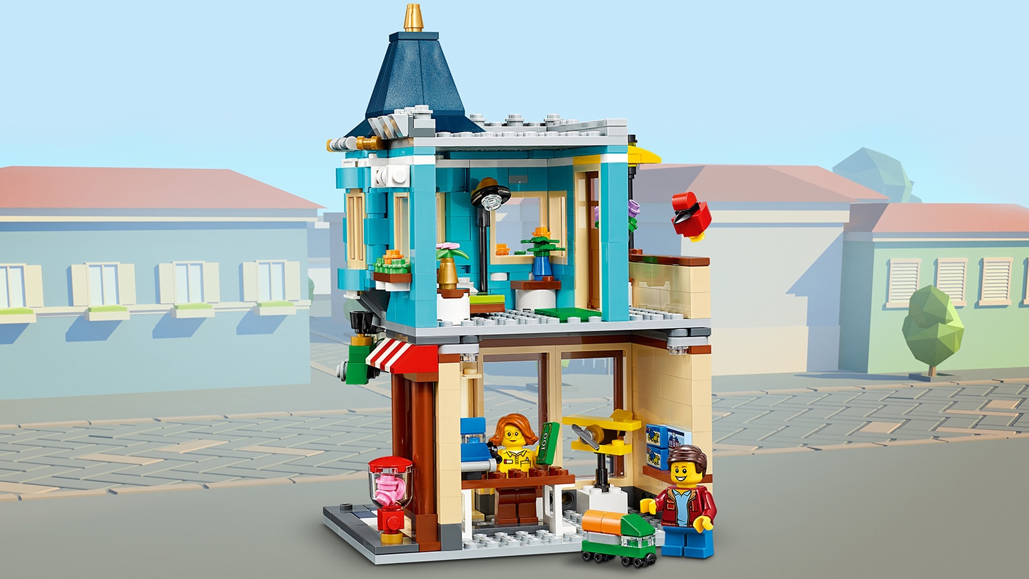 Byhus legetøjsbutik - LEGO® Creator sæt - LEGO.com børn