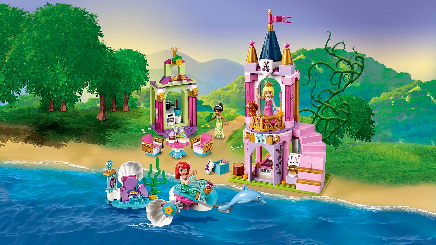 LEGO® Disney 41162 La célébration royale d'Ariel, Aurora et Tiana