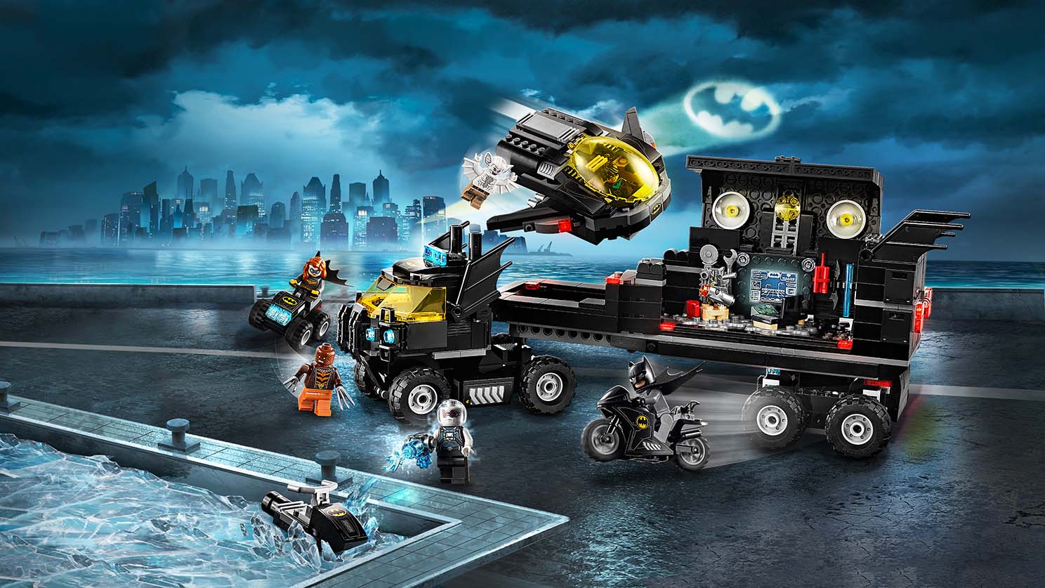 Mobile Bat Base 76160 - LEGO® DC Sets  for kids