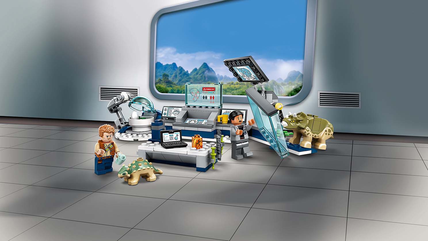 Lego Jurassic World Le Centre De Sauvetage Des Bébés Dinosaures
