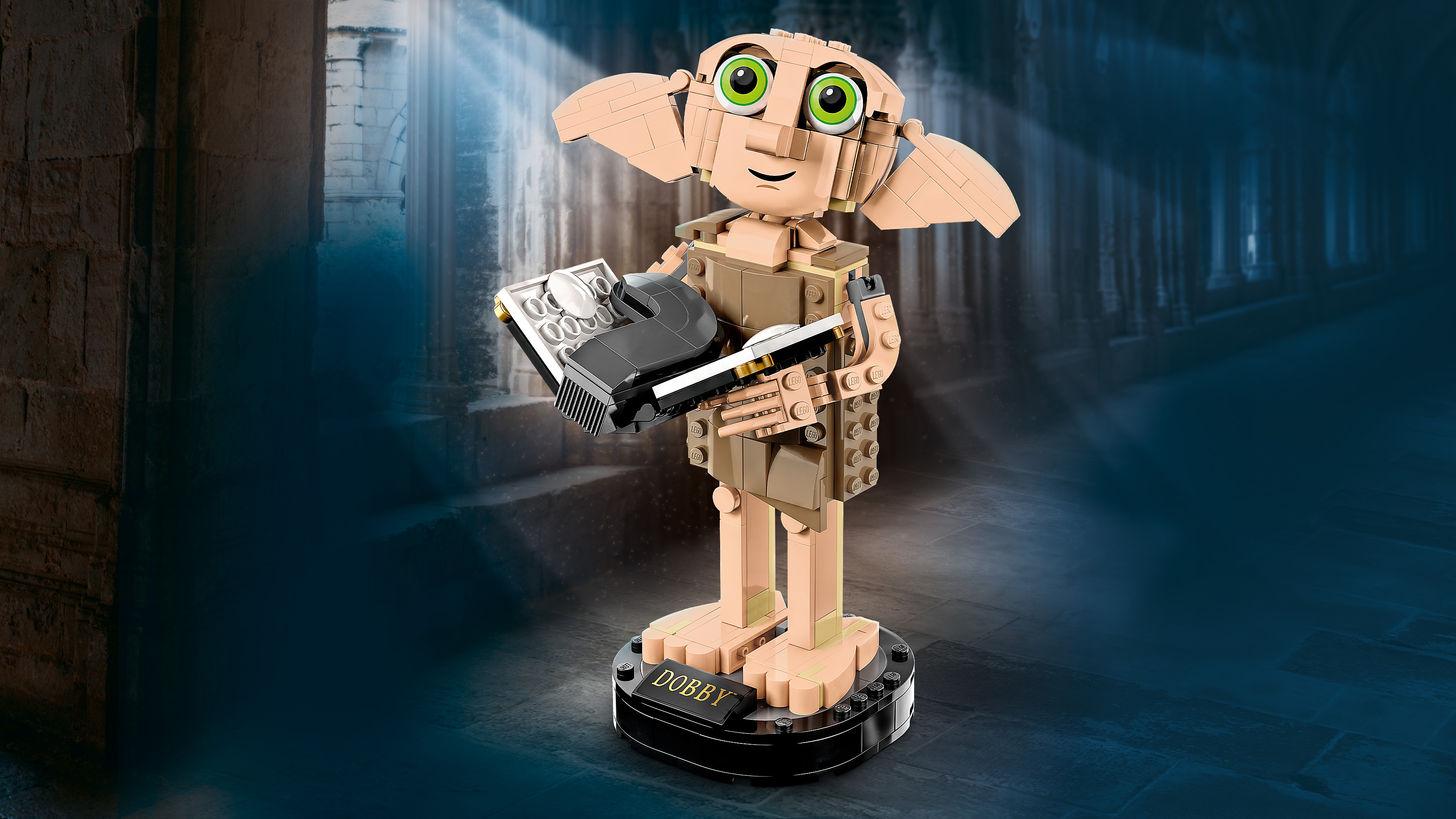 Dobby is free!  Lego pictures, Elf house, Lego harry potter