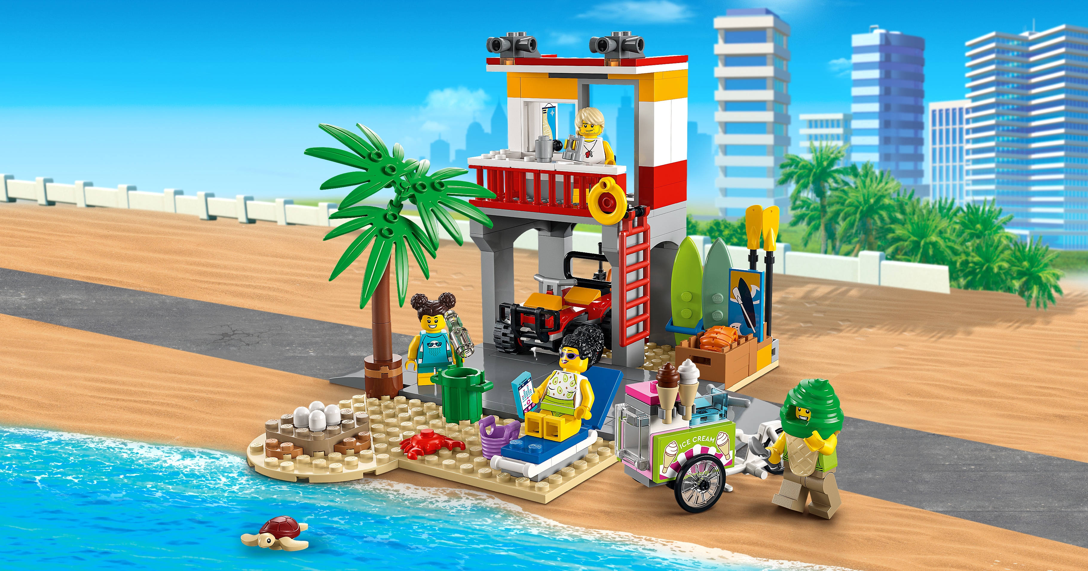 Postazione del bagnino - Video - LEGO.it - per i bambini