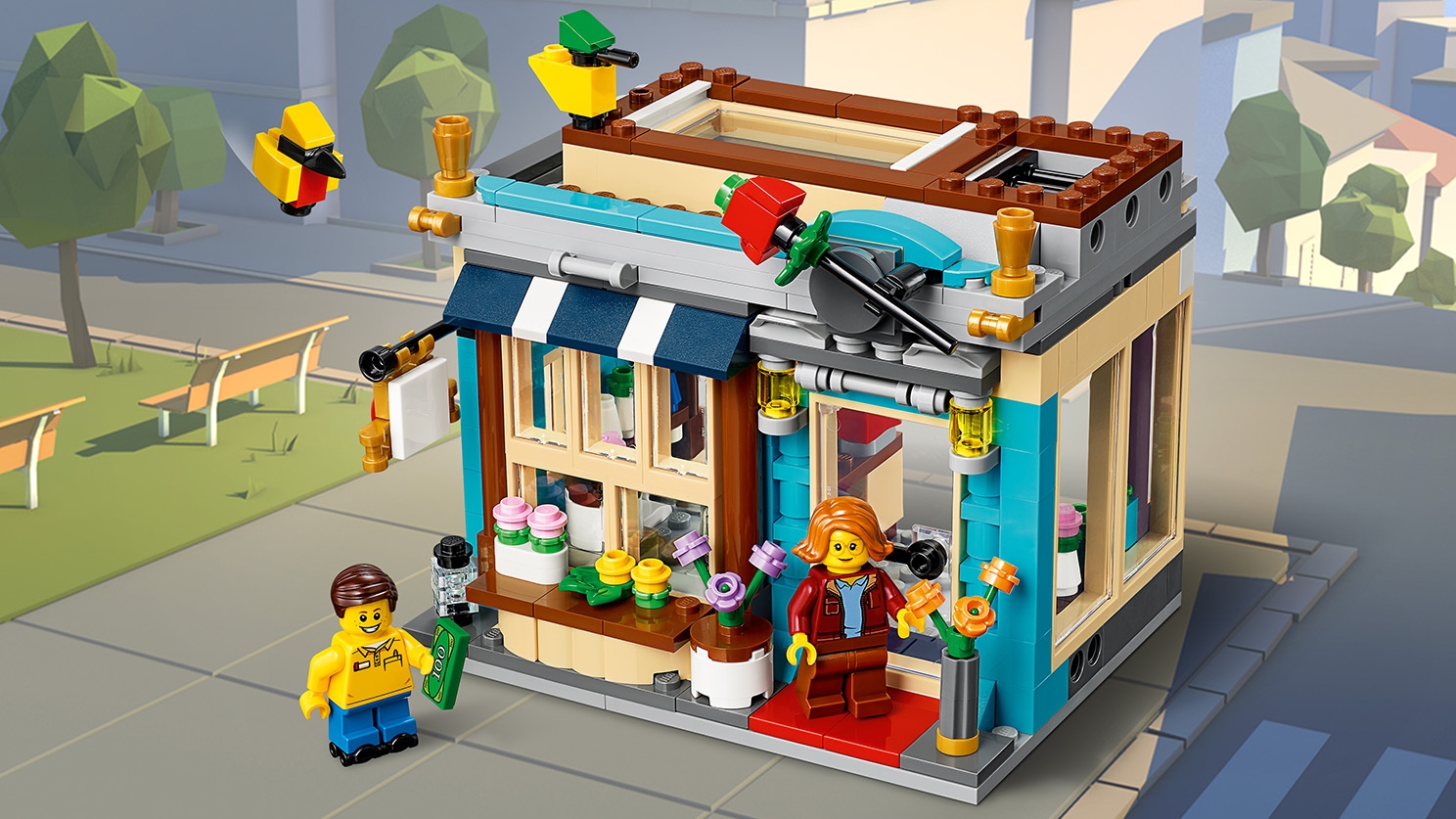Byhus legetøjsbutik - LEGO® Creator sæt - LEGO.com børn