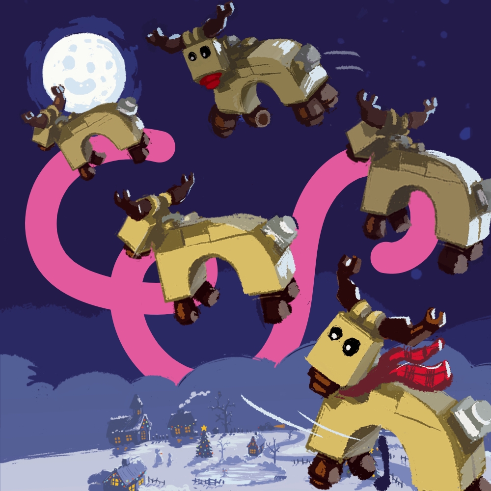 Lego reindeer online