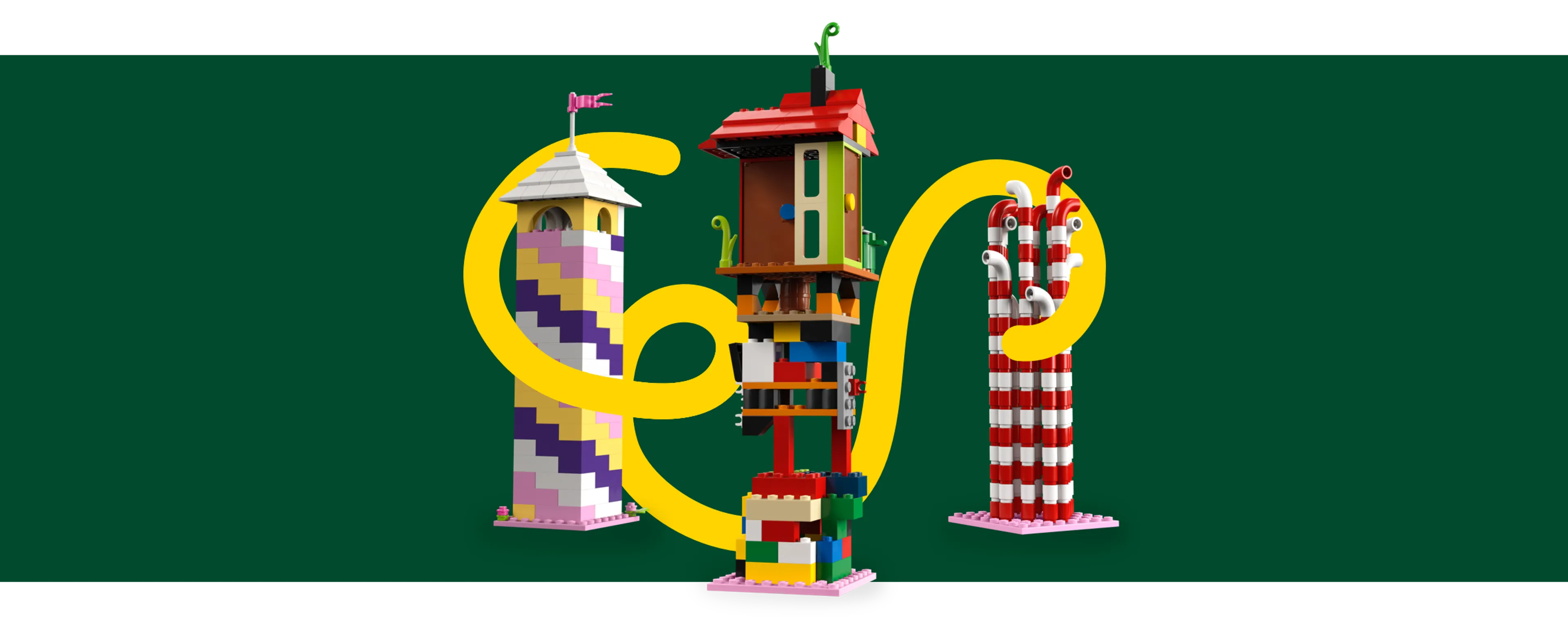 Ein LEGO-Turm