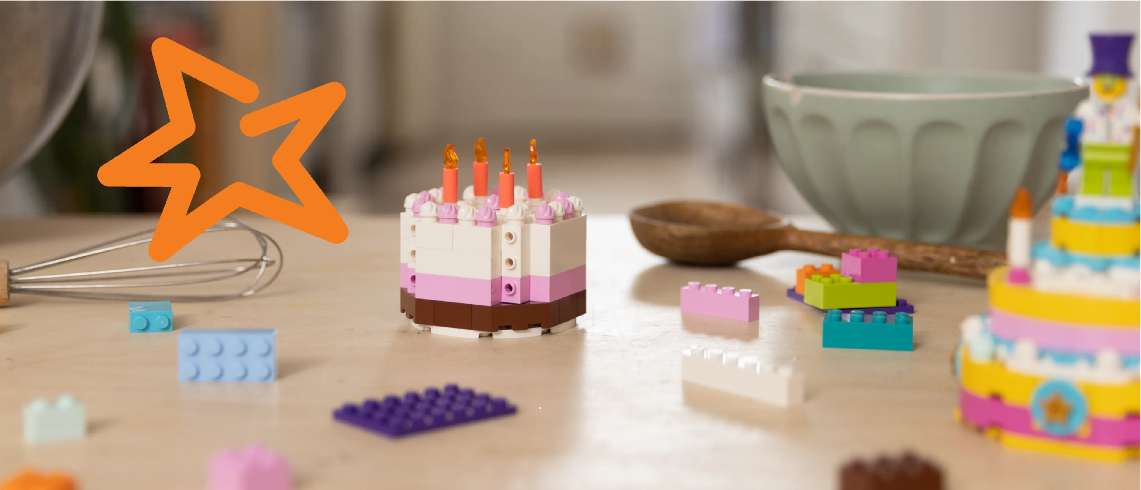 Costruisci una torta di compleanno