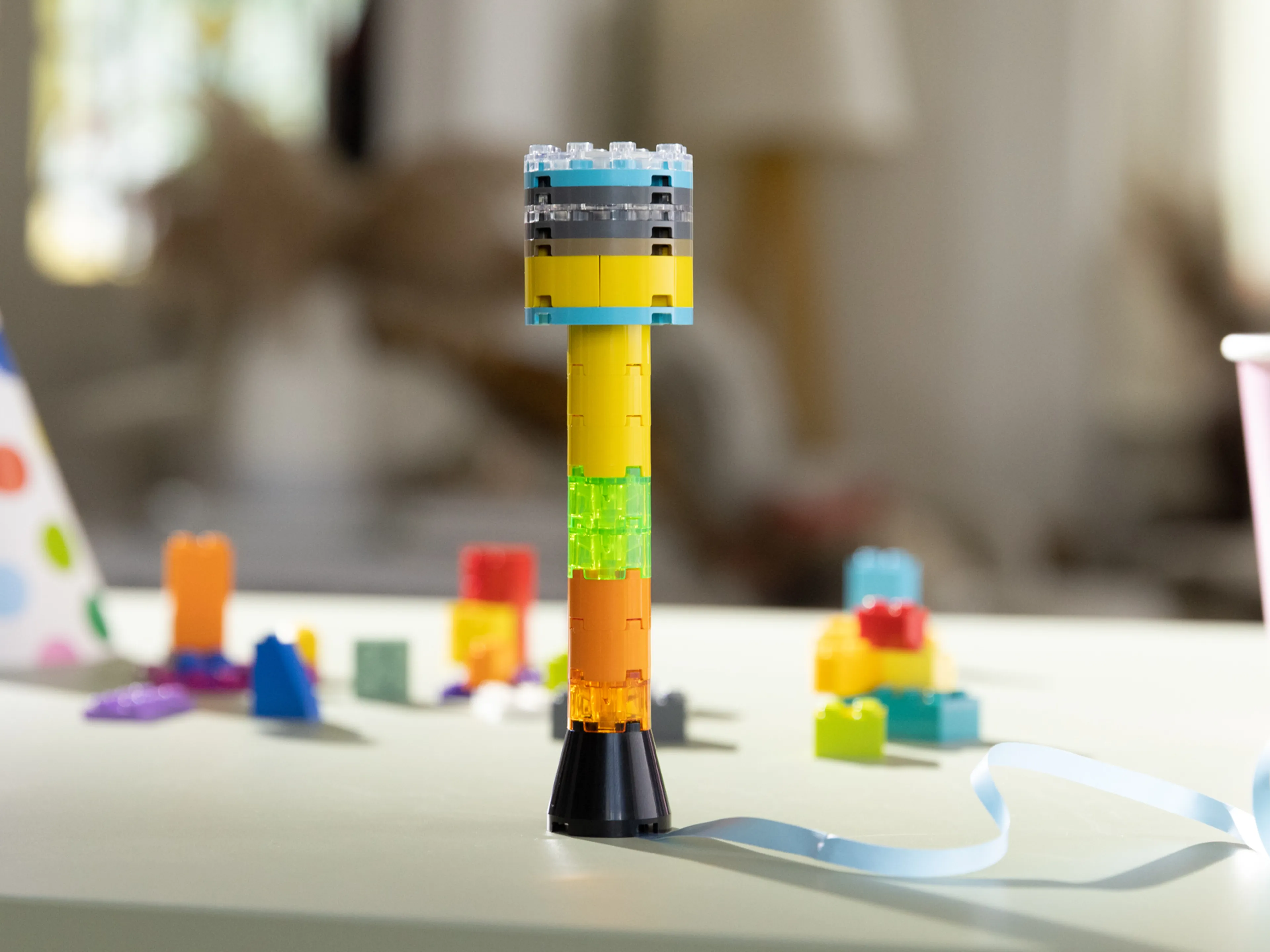A LEGO microphone