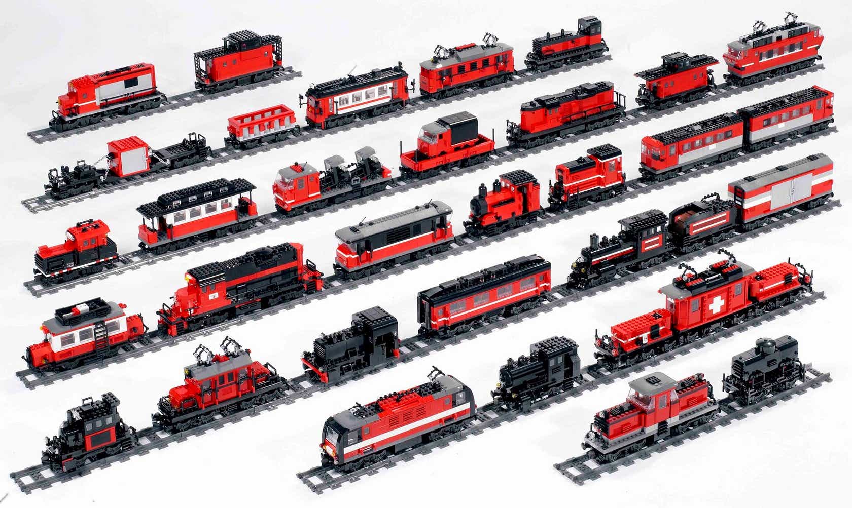 LEGO® trains LEGO® History IN