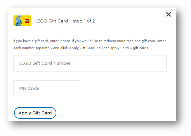 How to redeem a gift card if you don't have it on your account in